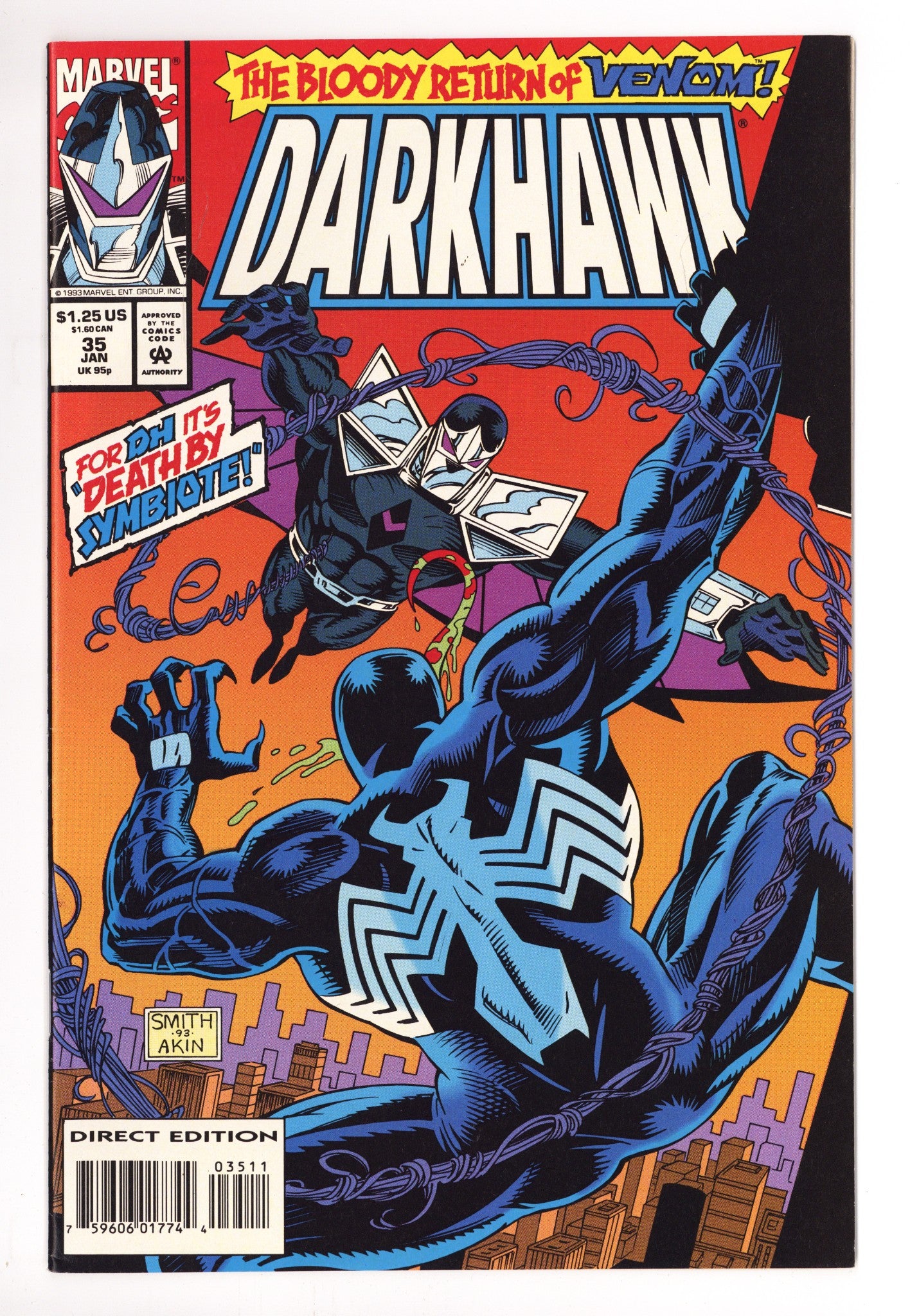 Darkhawk Vol 1 35 Mid Grade (1994) 