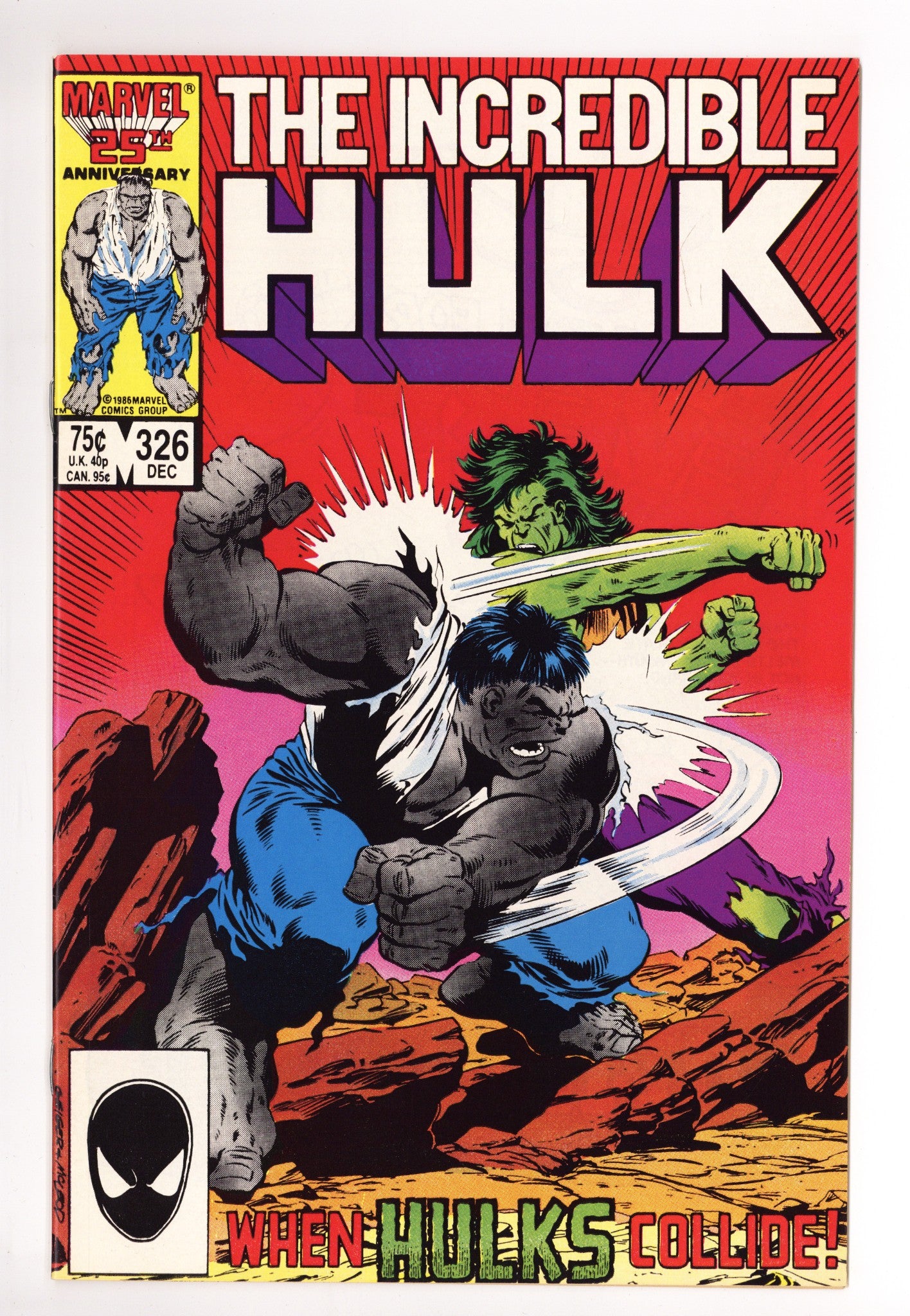 The Incredible Hulk Vol 1 326 High Grade (1986) 