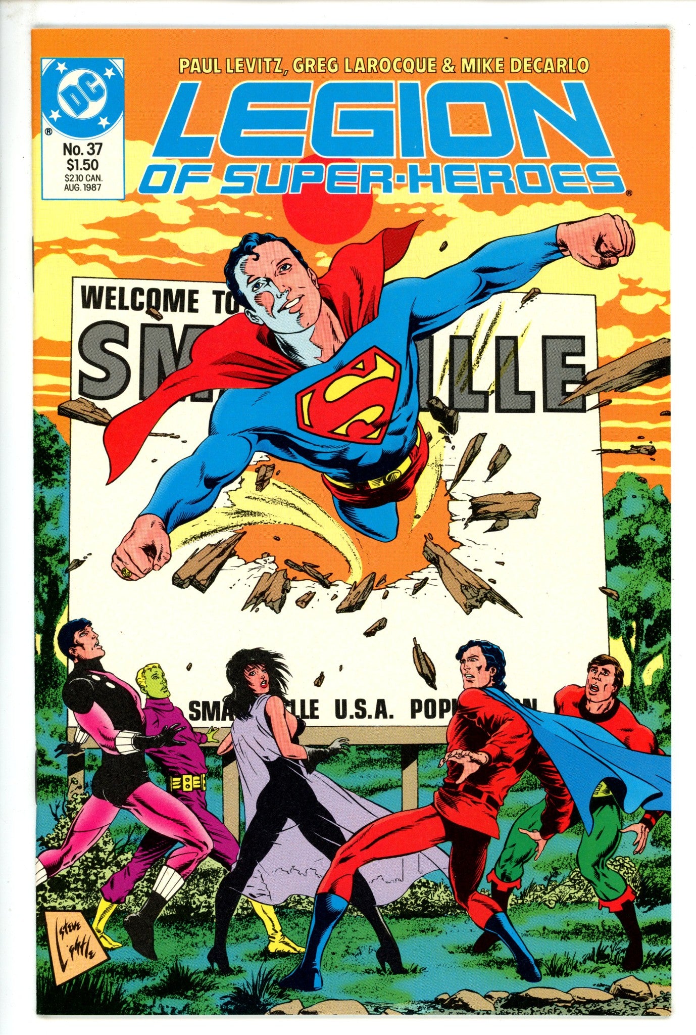 Legion of Super-Heroes Vol 3 37 NM- (1987)
