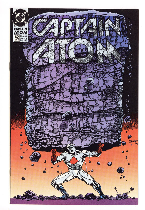 Captain Atom Vol 3 42  VF+ (8.5)   (1990)