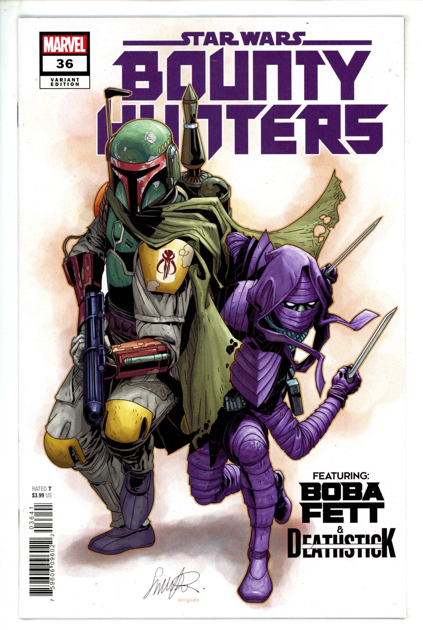 Star Wars Bounty Hunters 36 Larocca Boba Fett Variant (2023)