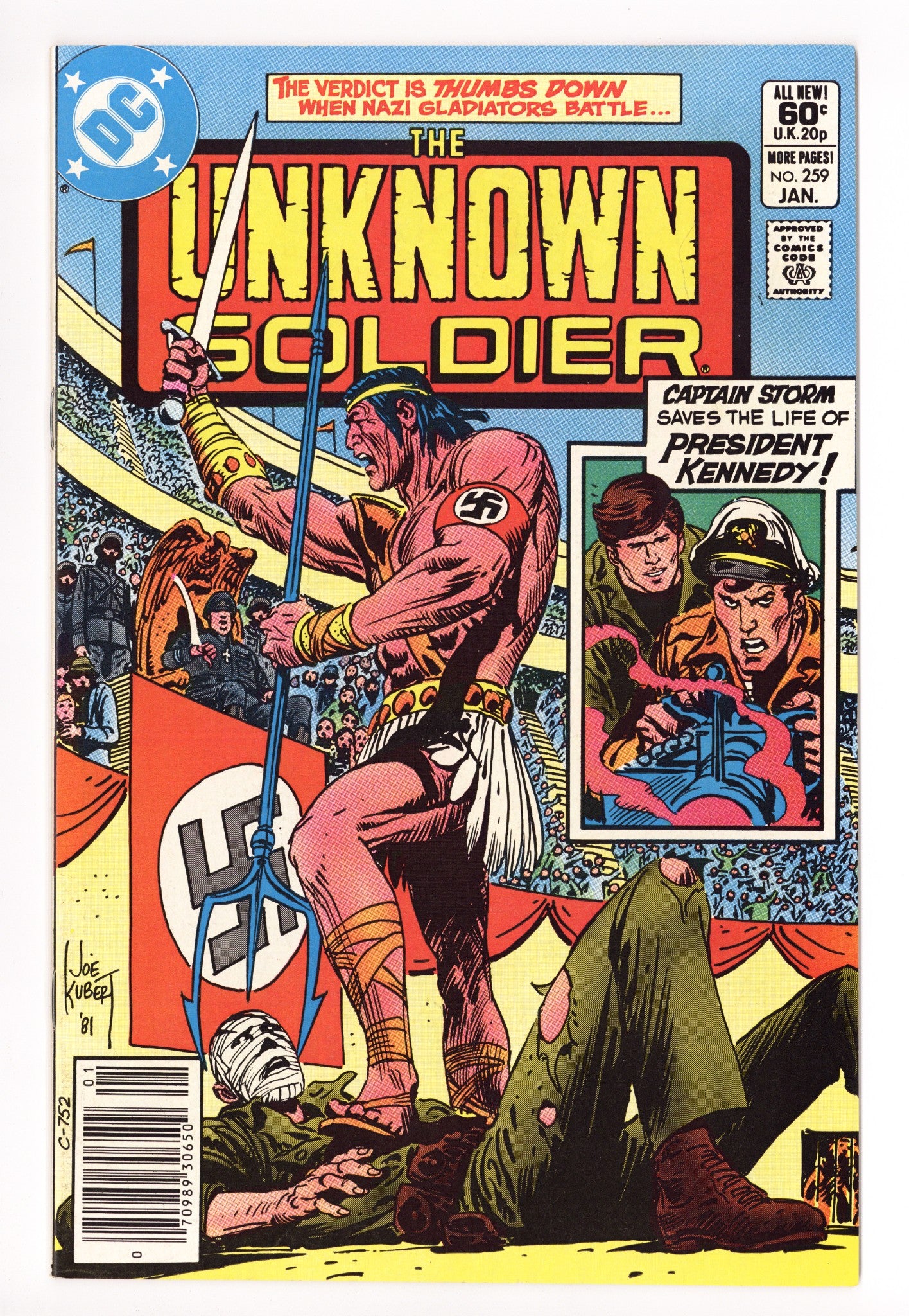 Unknown Soldier Vol 1 259 VF- (7.5) (1982) Newsstand 
