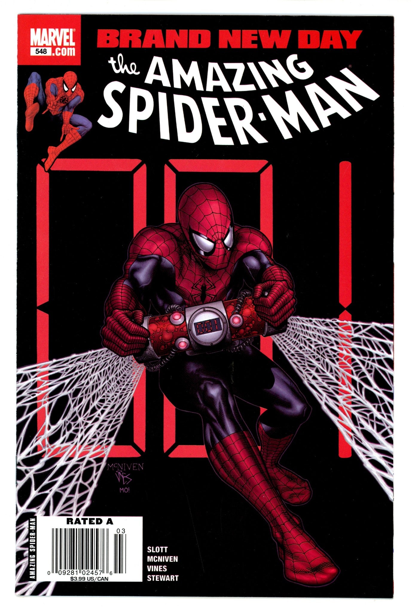 The Amazing Spider-Man Vol 2 548 VF (8.0) (2008) Newsstand 