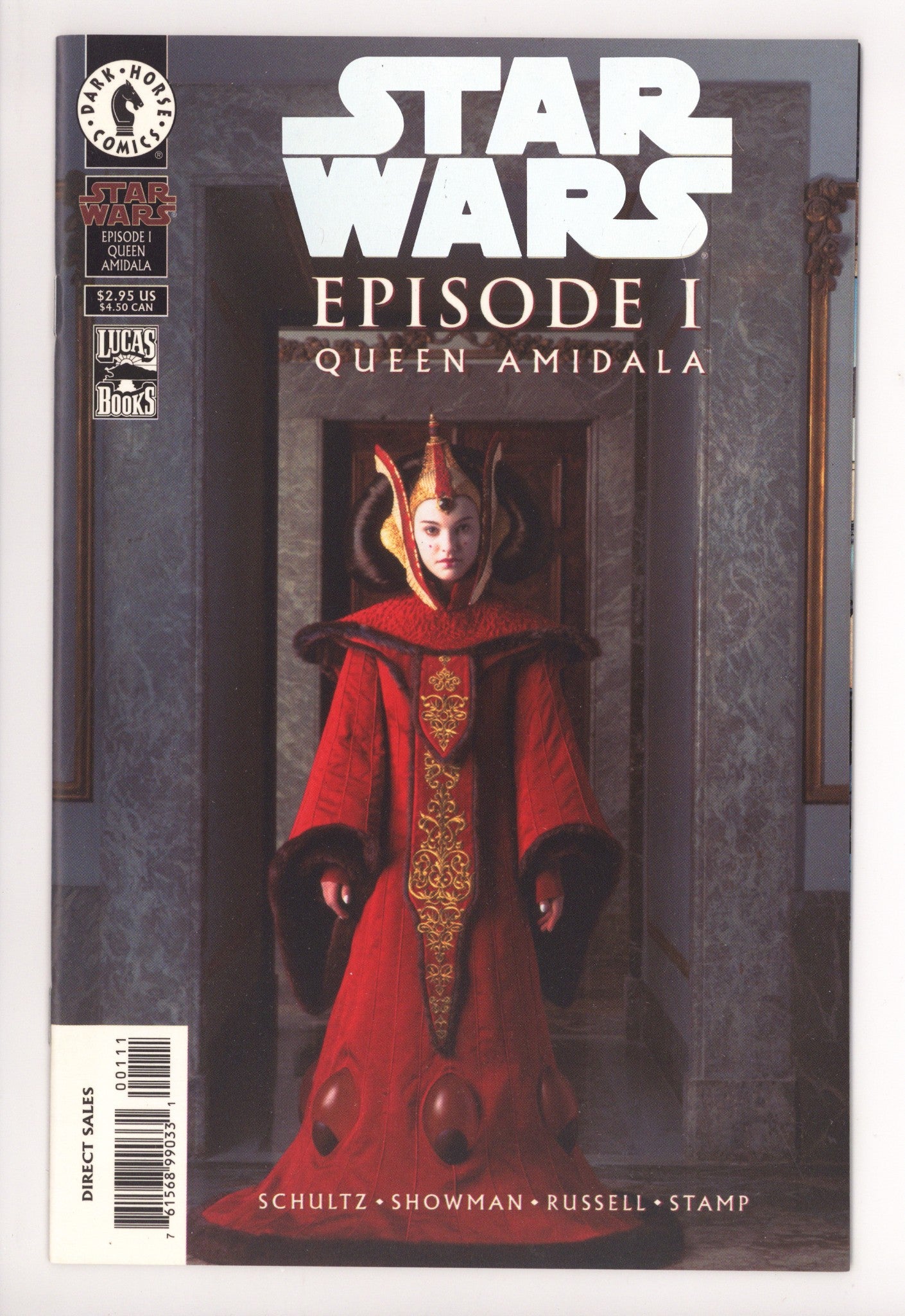 Star Wars: Episode I Queen Amidala [nn] NM- (9.2) (1999) Silver Foil Photo Variant 