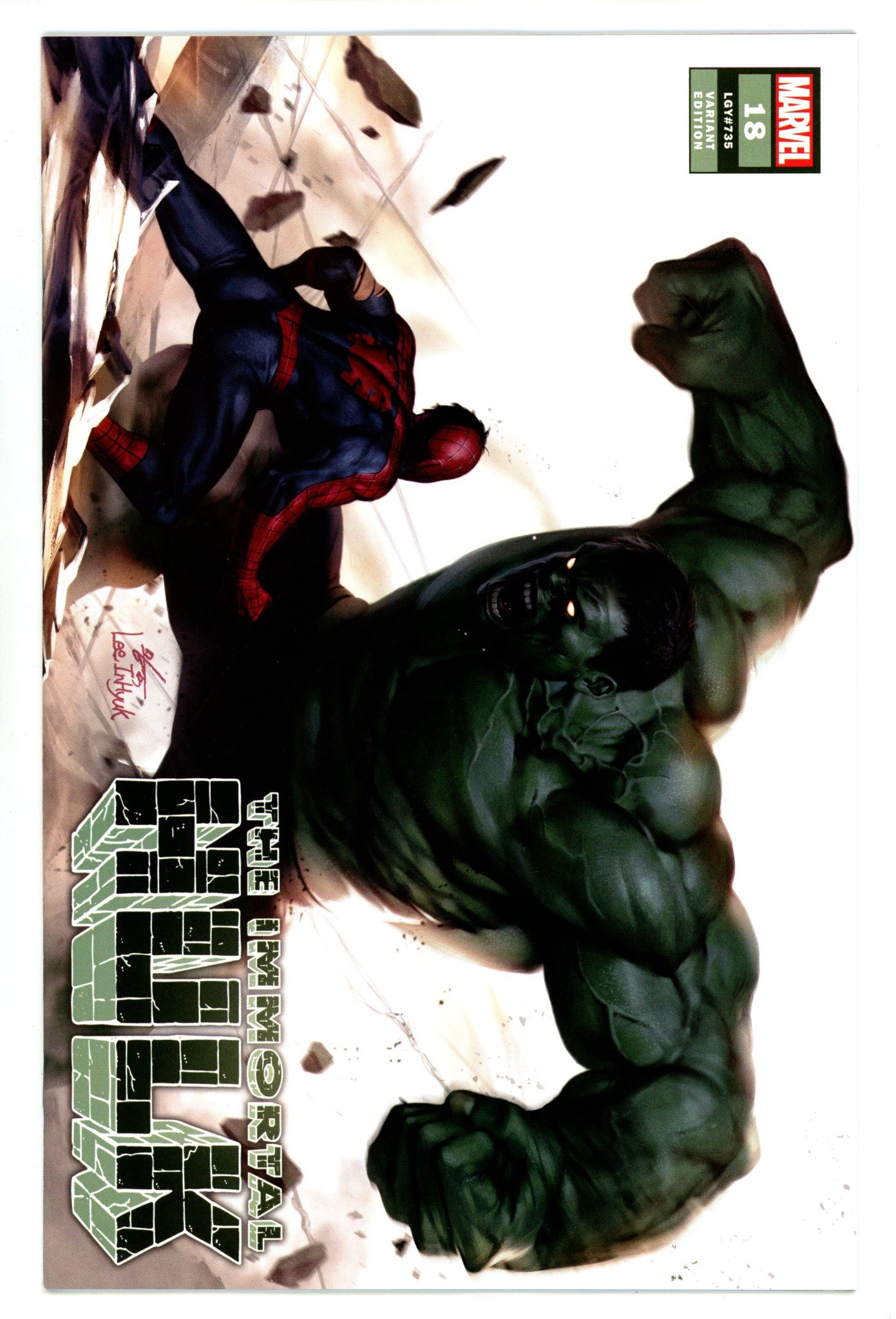 Immortal Hulk 18 NM- (9.2) (2019) Lee Exclusive Variant 