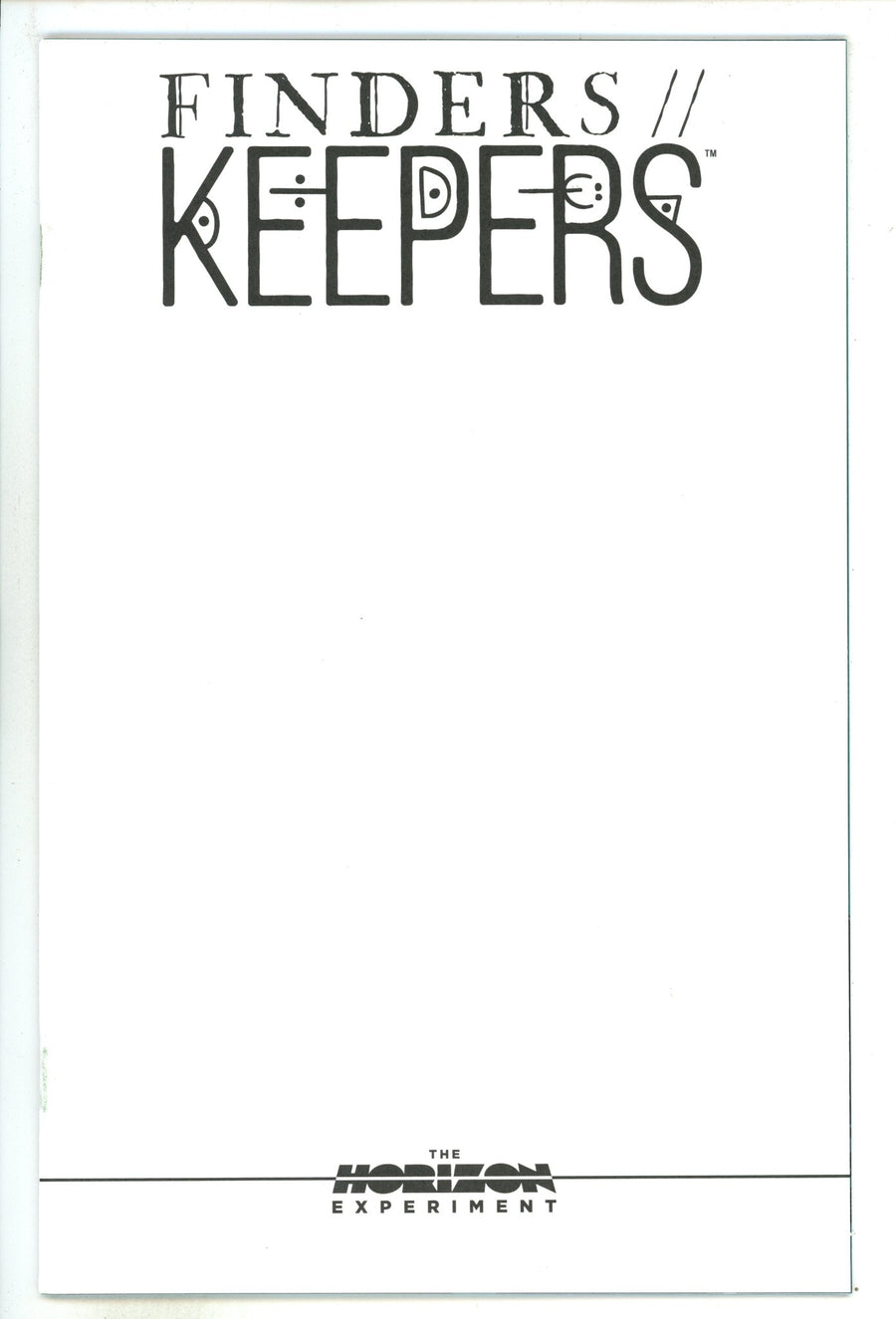 Finders Keepers 1 Blank Variant (2025)