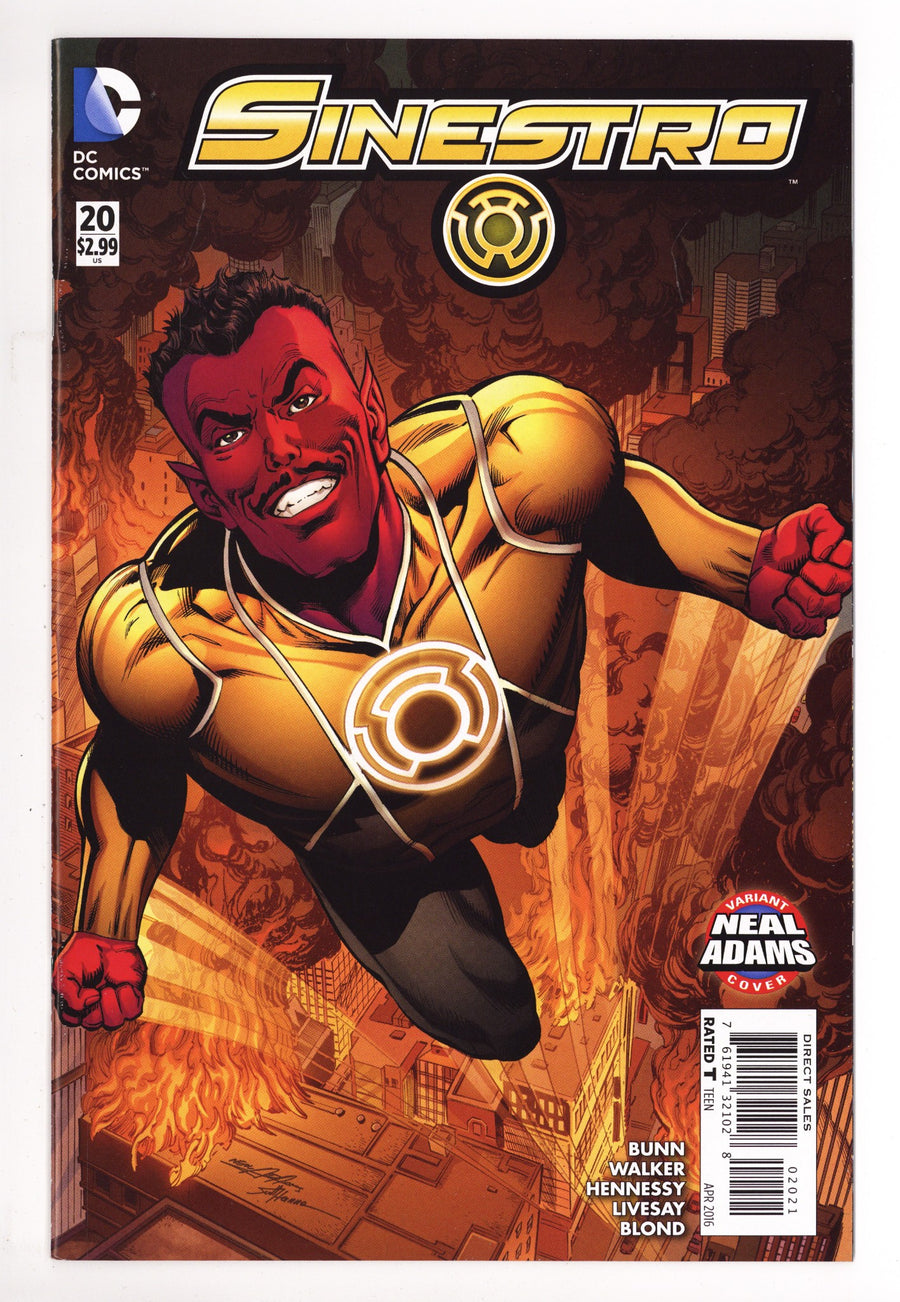 Sinestro 20 High Grade (2016) Adams Variant 