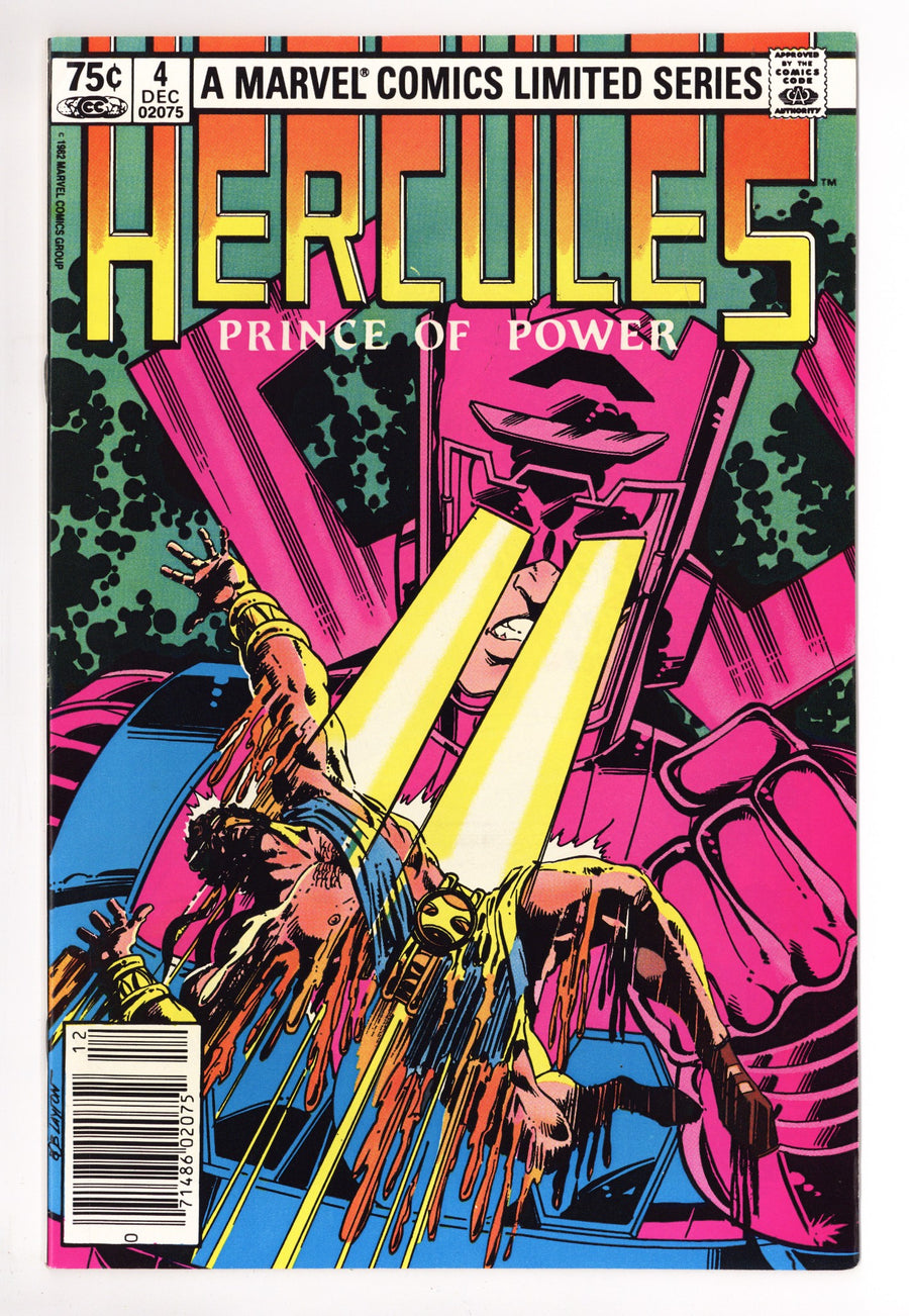 Hercules Vol 1 4 VF+ (8.5) (1982) Canadian Price Variant 
