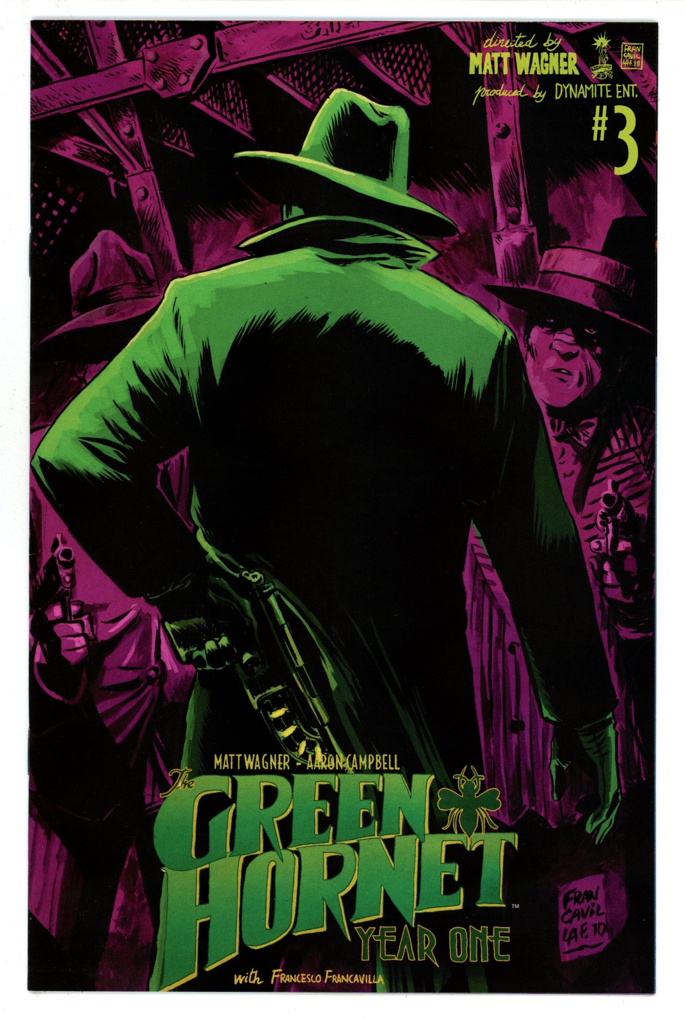 Green Hornet: Year One 3 High Grade (2011) Francavilla Variant 