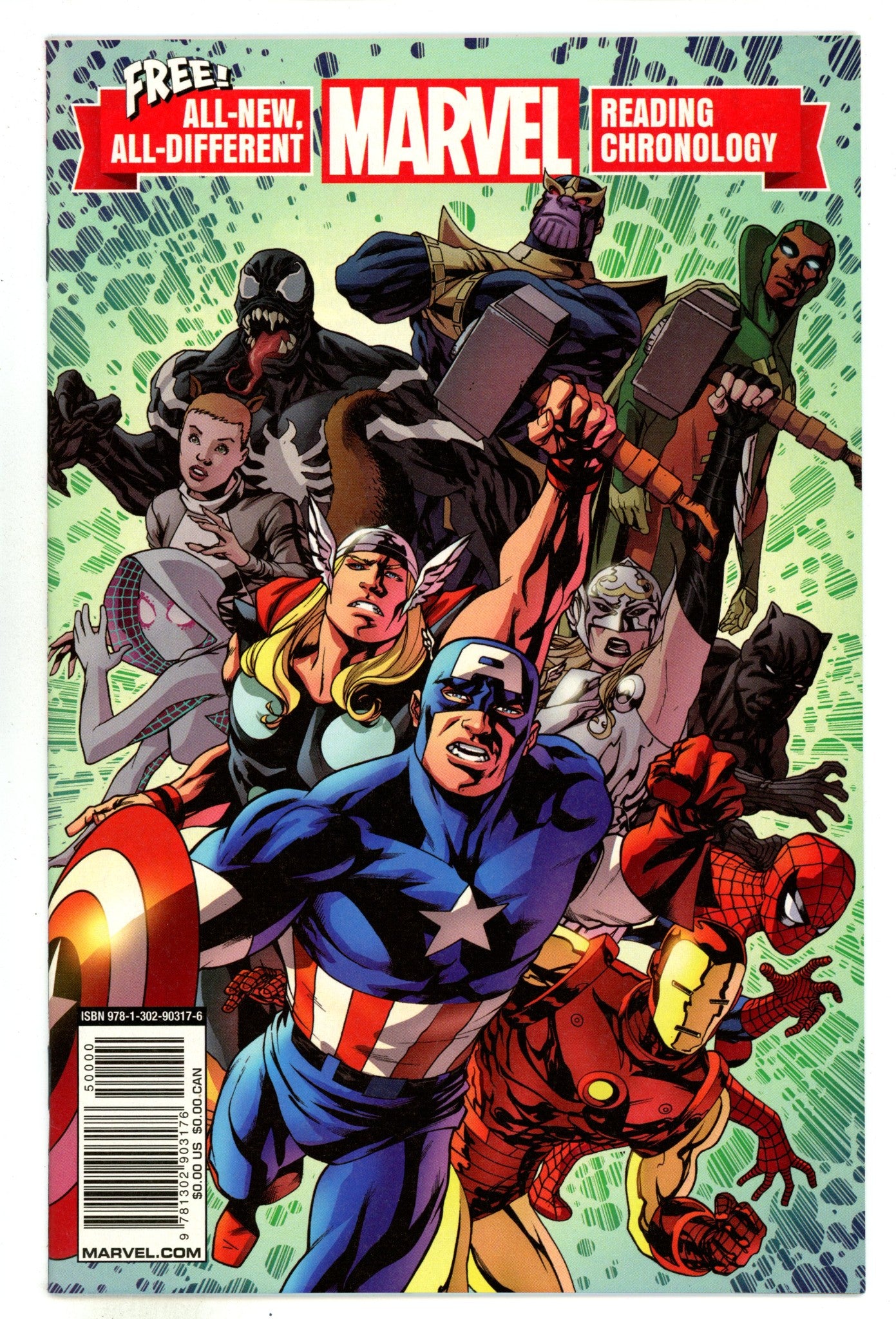 All-New, All-Different Marvel Reading Chronology 1 High Grade (2017) 