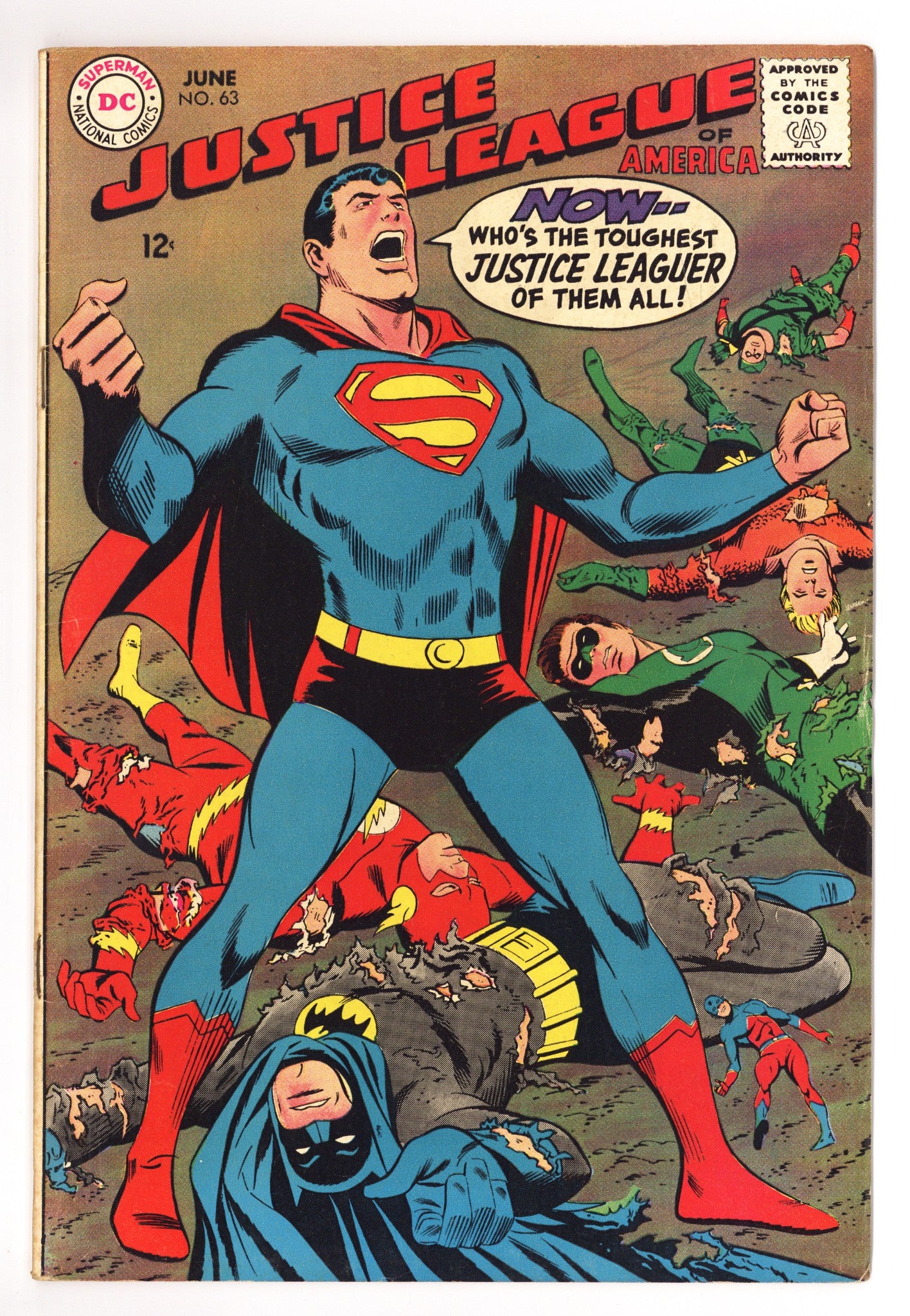 Justice League of America Vol 1 63 FN- (5.5) (1968) 