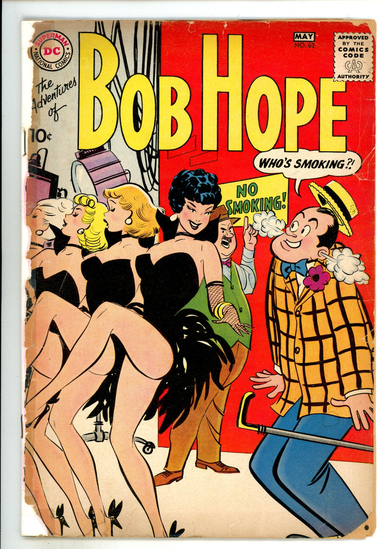 The Adventures of Bob Hope 62 Back Cover Missing, Paper Copy (1960) 