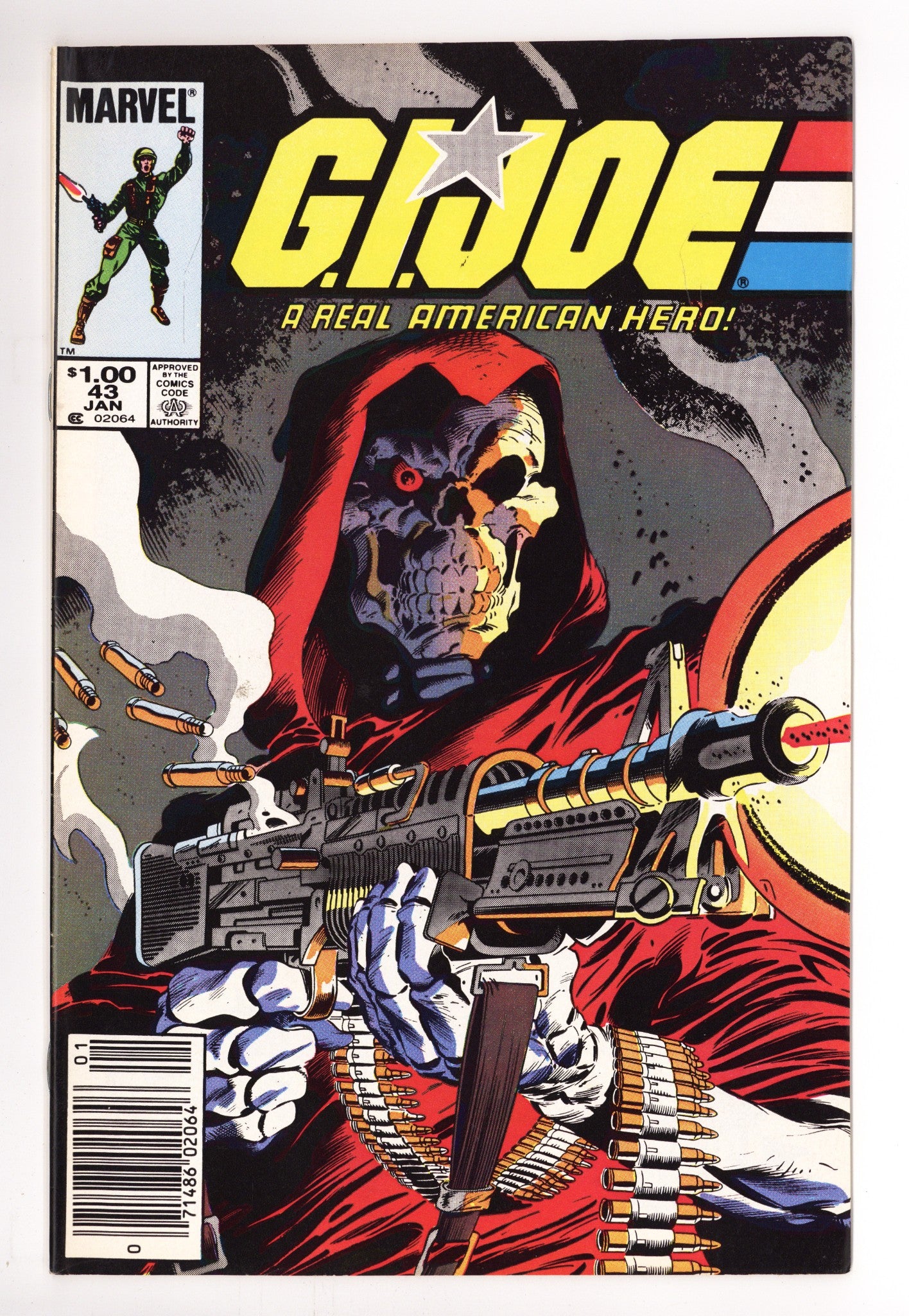 G.I. Joe, A Real American Hero 43 FN+ (6.5) (1986) Canadian Price Variant 