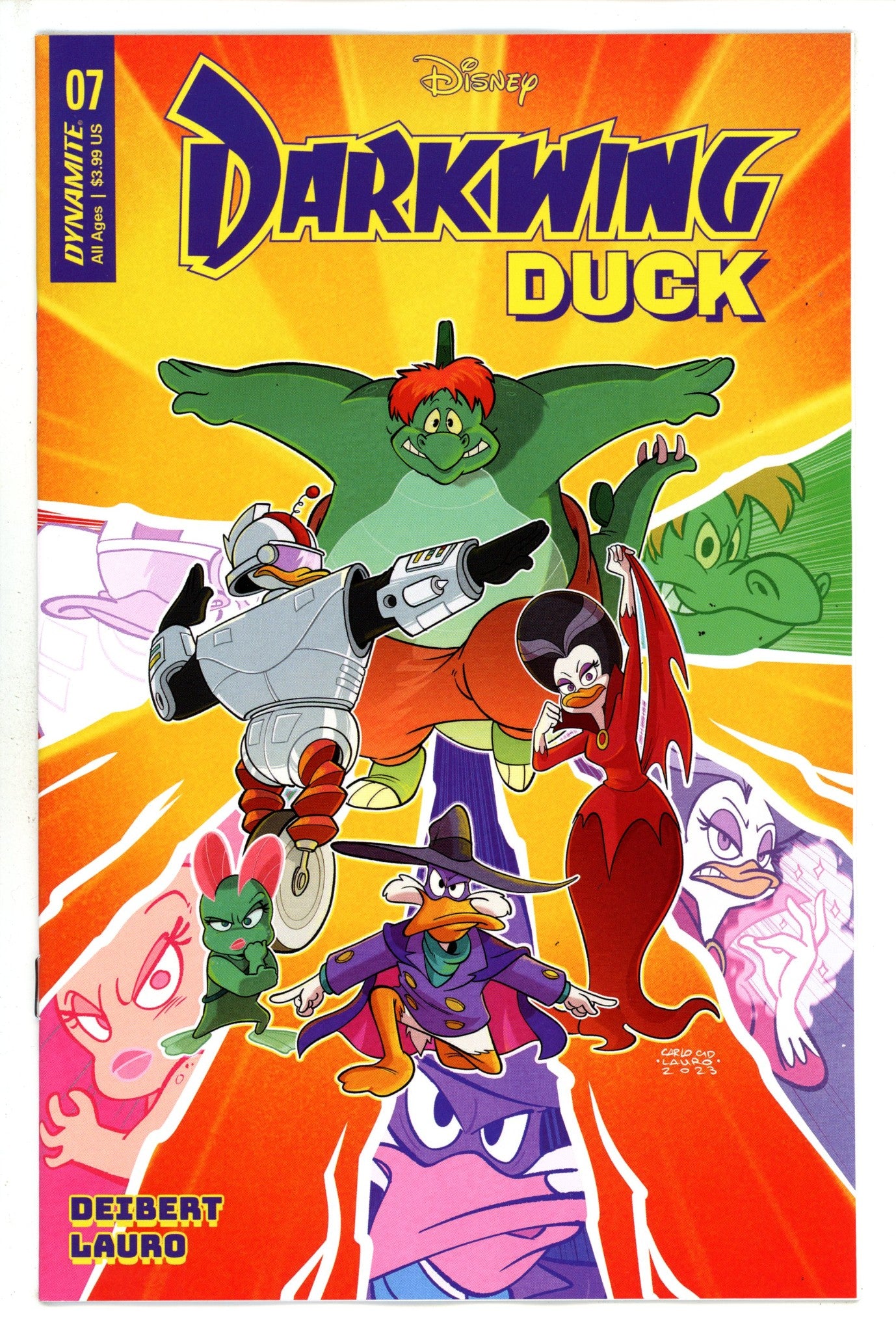 Darkwing Duck Vol 2 7 Lauro Incentive Variant (2023)