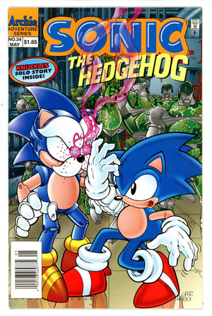 Sonic the Hedgehog Vol 2 34 FN (6.0) (1996) Canadian Price Variant