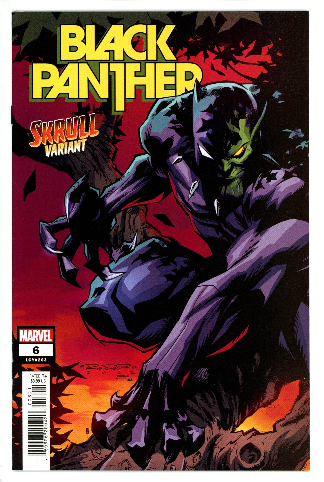 Black Panther Vol 8 6 (203) High Grade (2022) Randolph Variant 