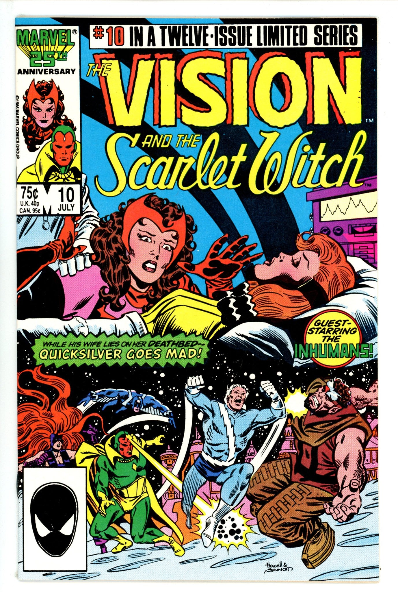 The Vision and the Scarlet Witch Vol 2 10 VF/NM (9.0) (1986) 