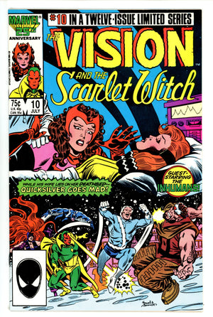 The Vision and the Scarlet Witch Vol 2 10 VF/NM (9.0) (1986)