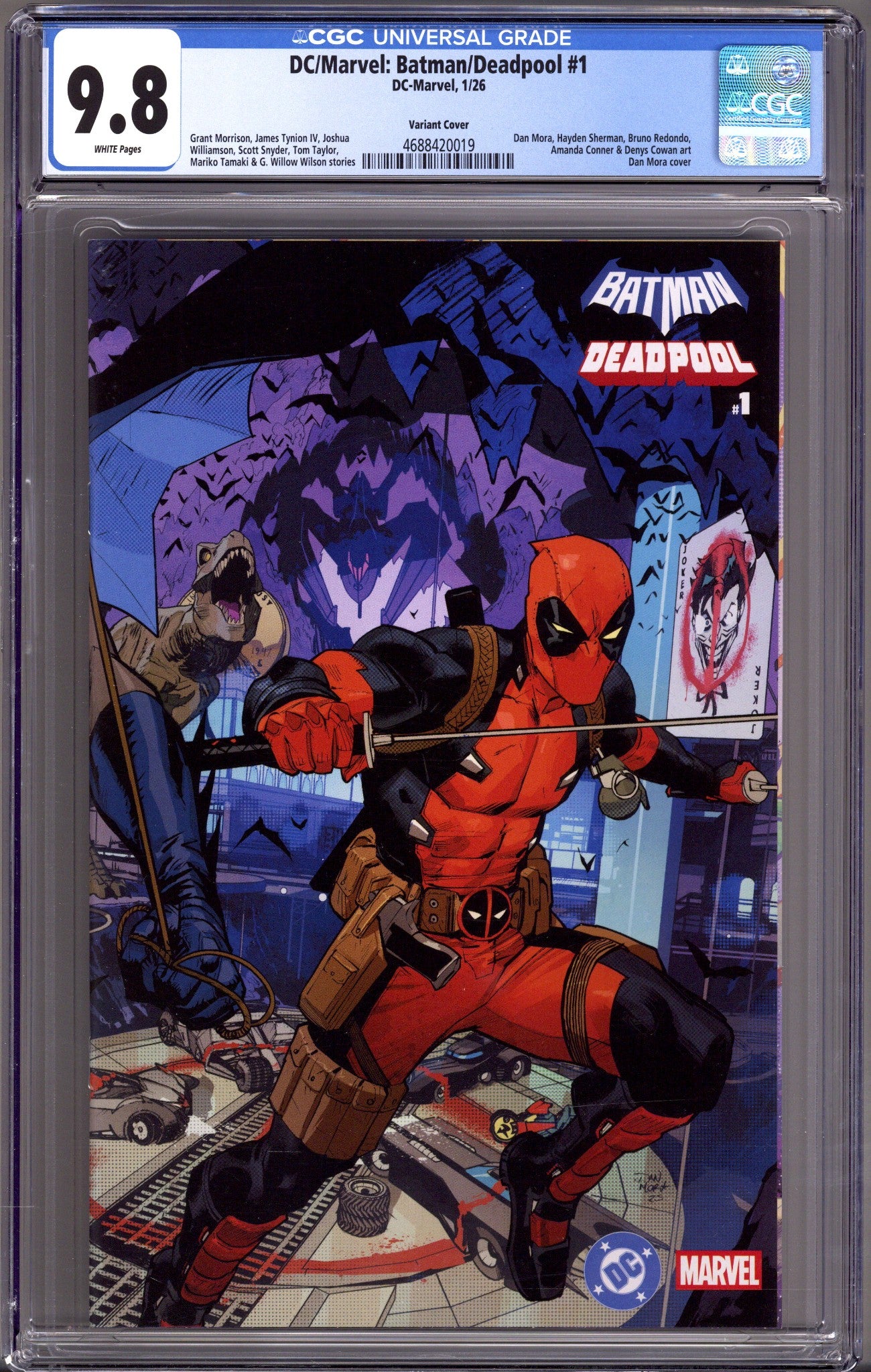 DC/Marvel: Batman/Deadpool 1 CGC 9.8 (NM/M) (2026) Mora Variant 