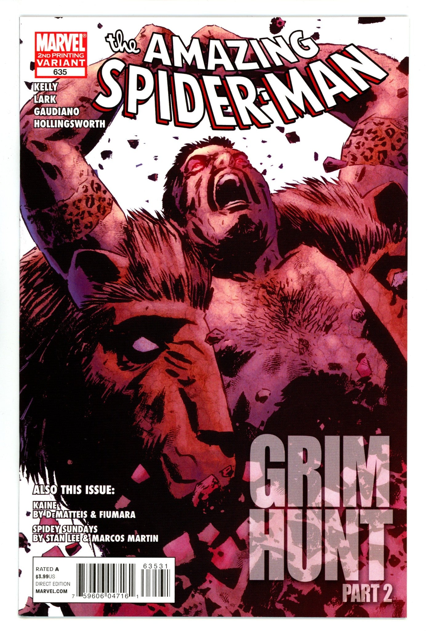 The Amazing Spider-Man Vol 2 635 NM- (9.2) (2010) 2nd Print 