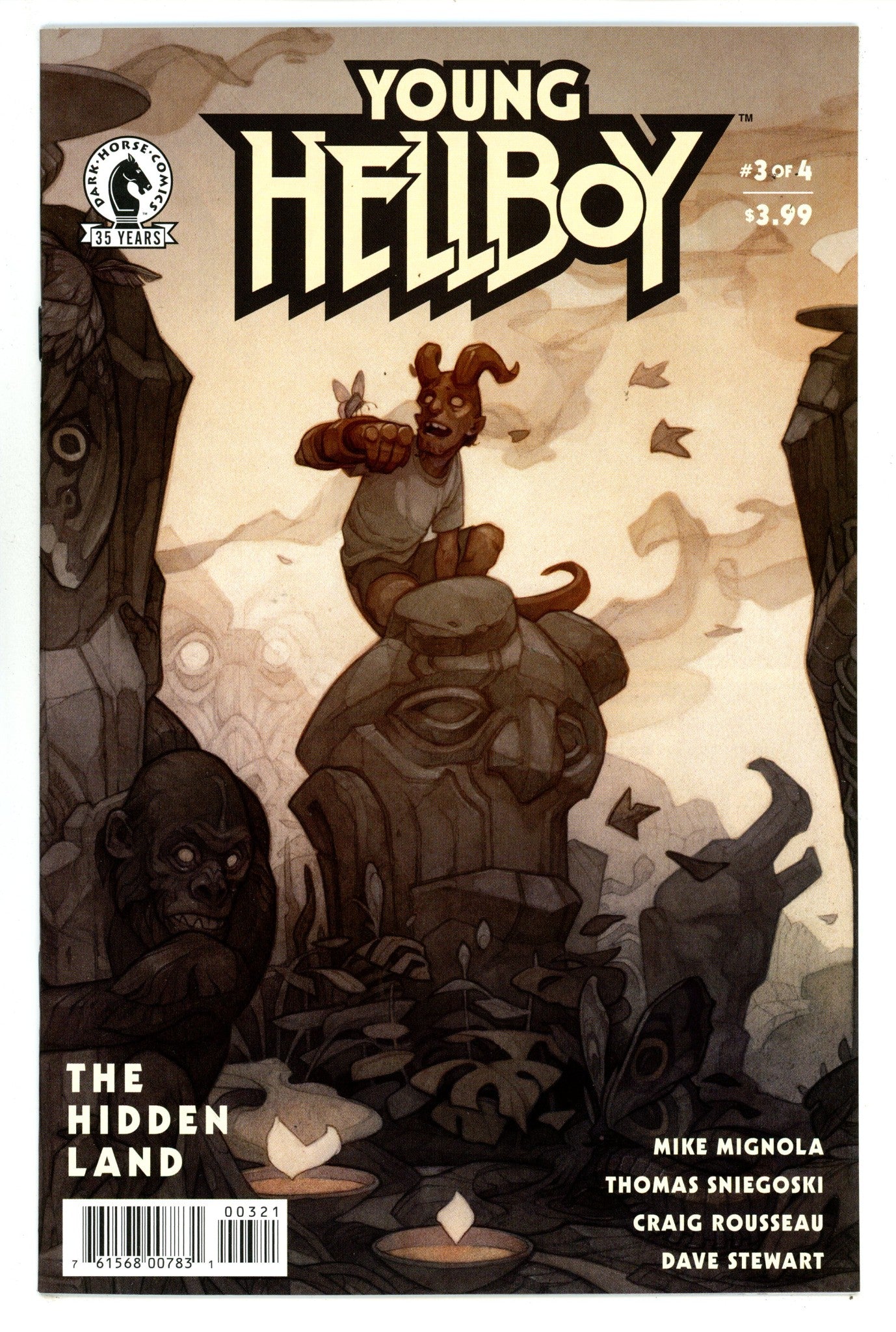 Young Hellboy: The Hidden Land   3  High Grade   (2021) Beckert     Variant  