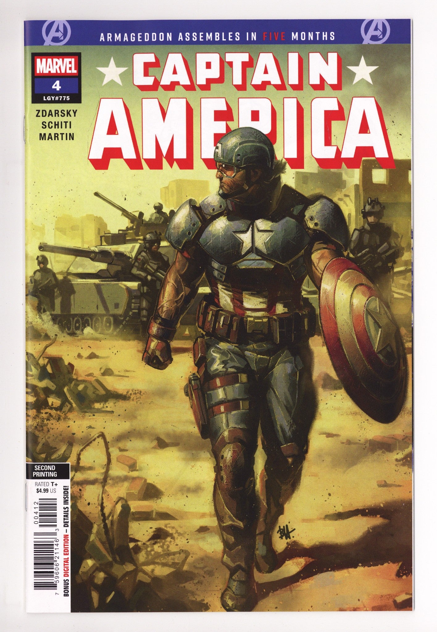 Captain America Vol 12 4 2Nd Print (2026)