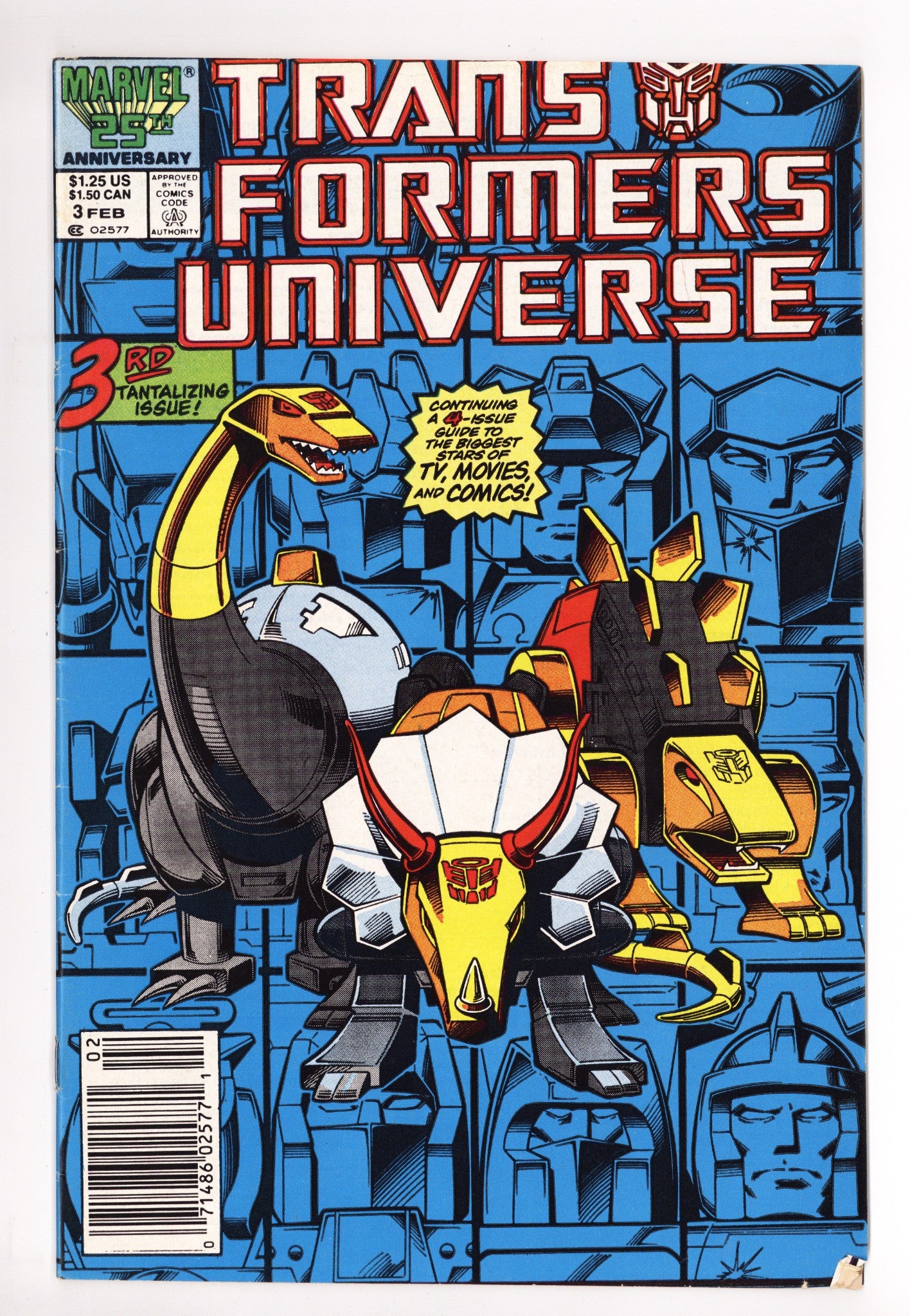 The Transformers Universe 3 Mid Grade (1987) Newsstand 