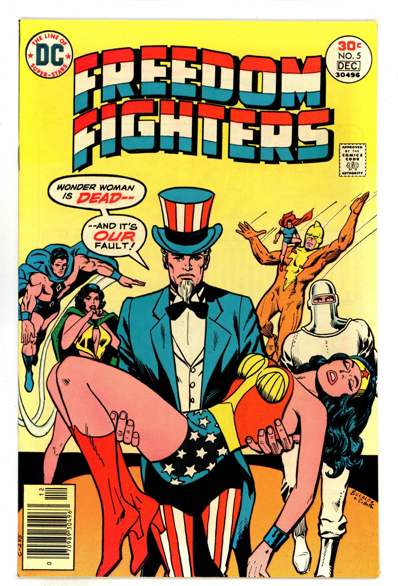 Freedom Fighters Vol 1 5 NM- (9.2) (1976) 