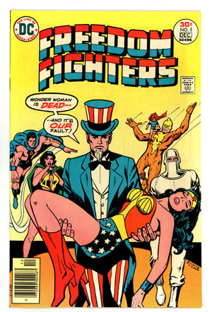 Freedom Fighters Vol 1 5 NM- (9.2) (1976) 