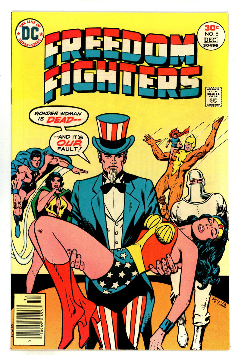 Freedom Fighters Vol 1 5 NM- (9.2) (1976) 