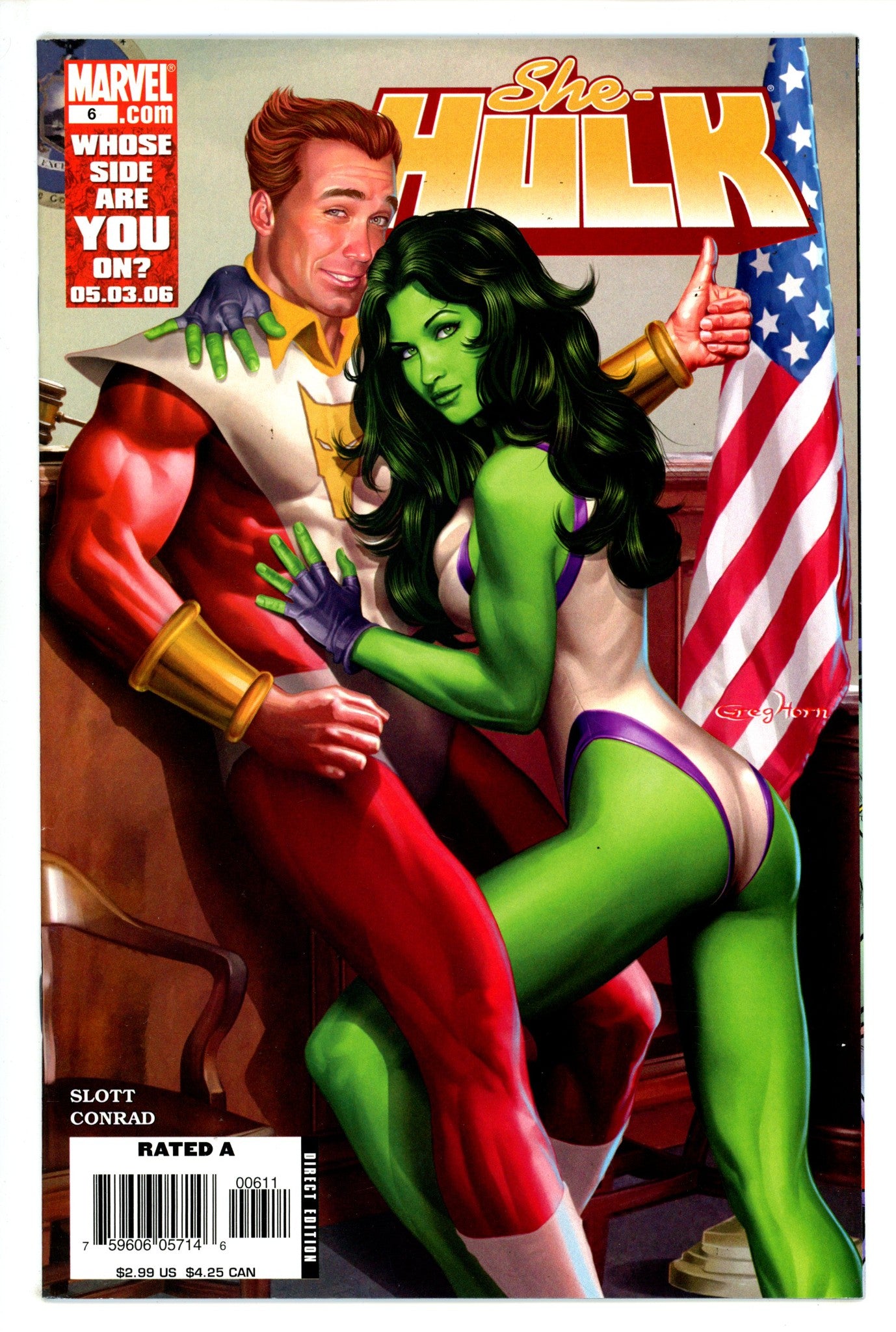 She-Hulk Vol 2 6 VF+ (2006)