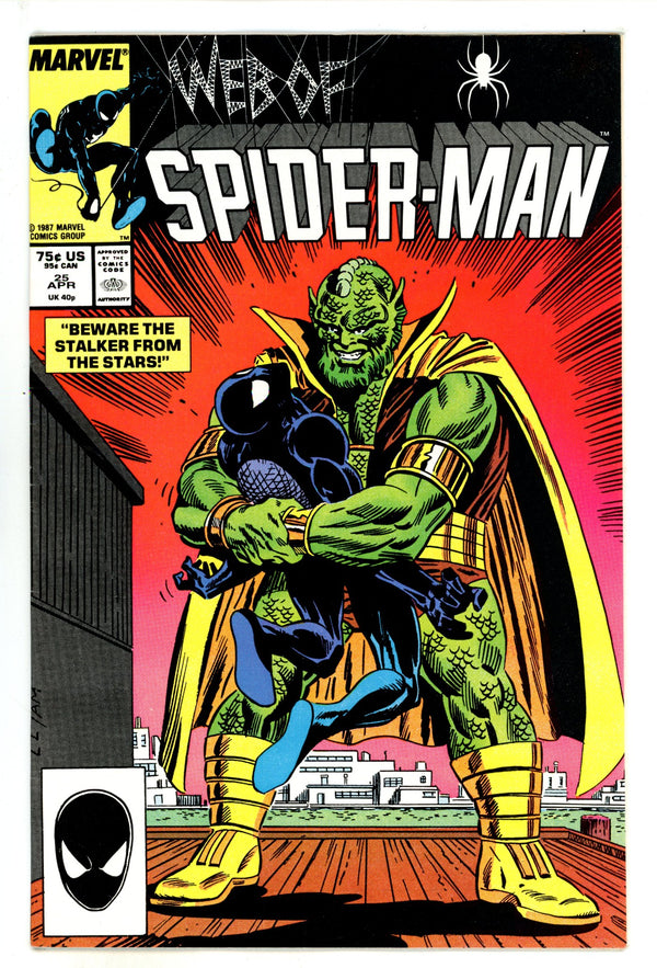 Web of Spider-Man Vol 1 25 Mid Grade (1987) Newsstand