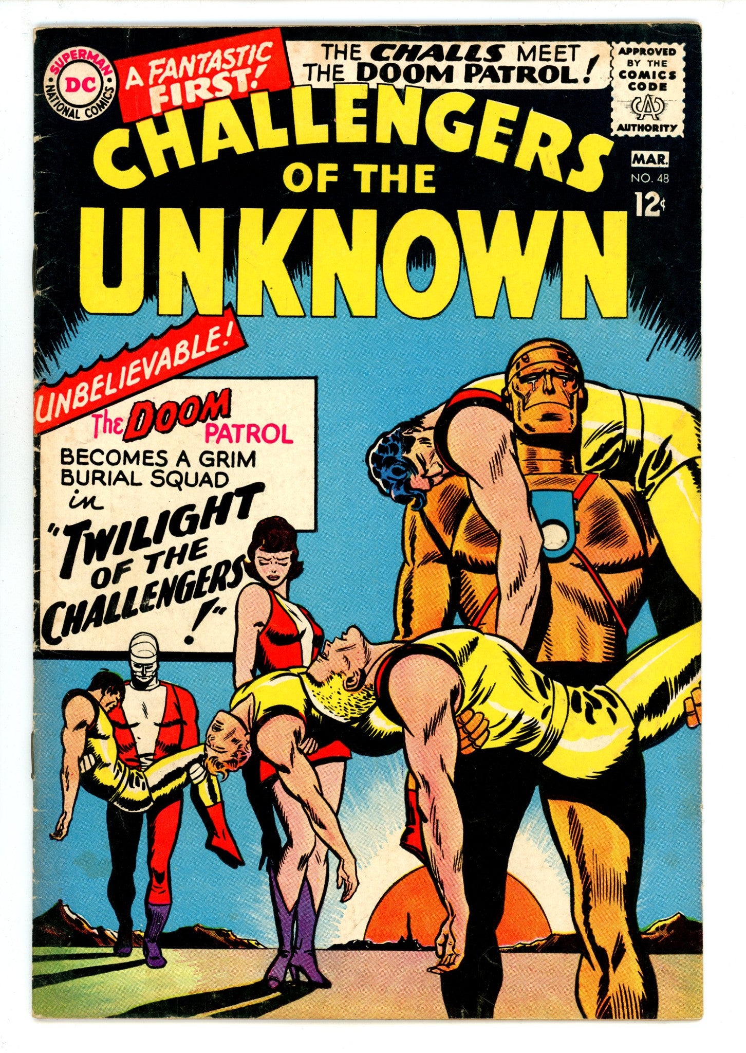 Challengers of the Unknown Vol 1 48 VG+ (4.5) (1966) 
