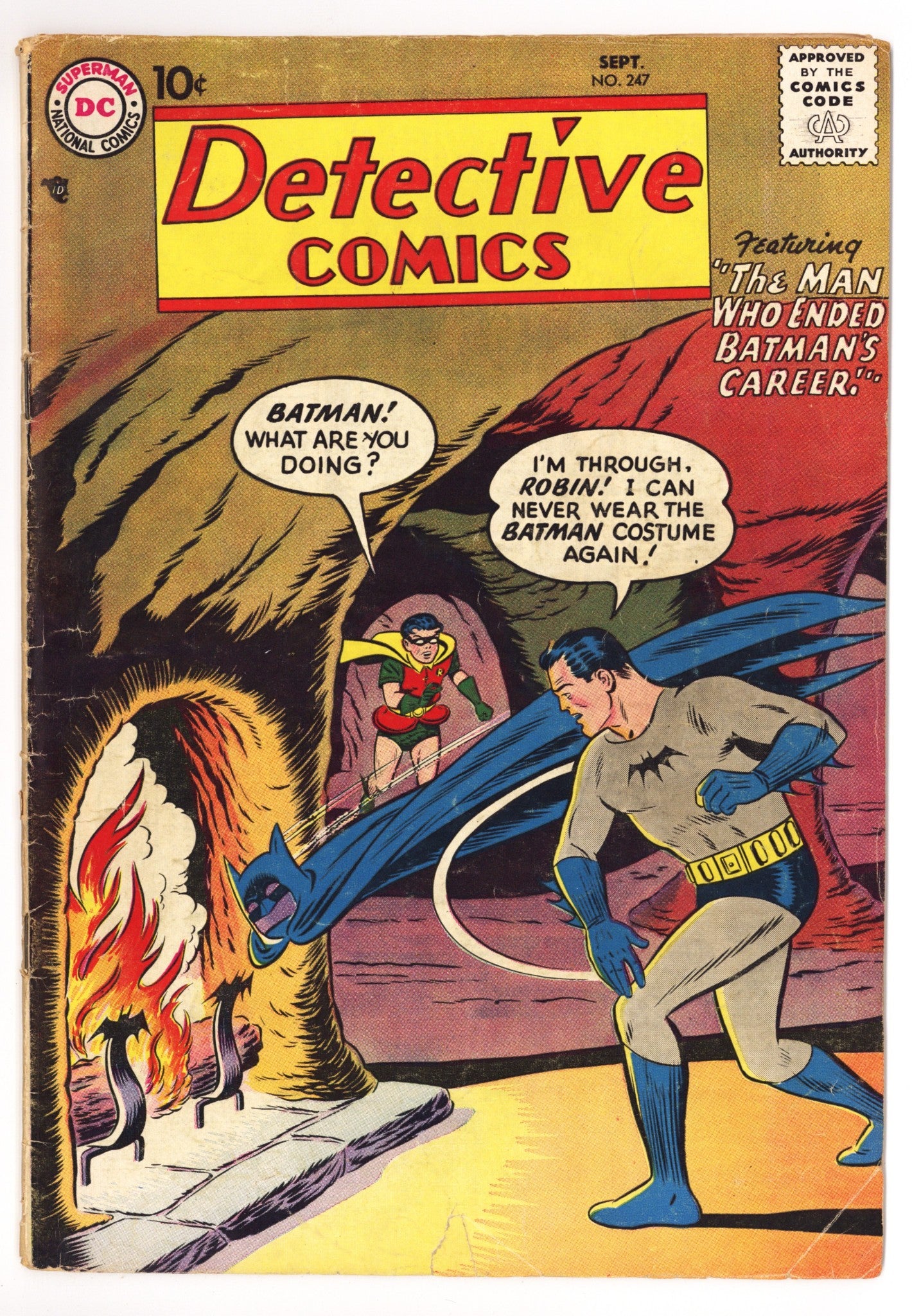 Detective Comics Vol 1 247 VG (4.0) (1957) 