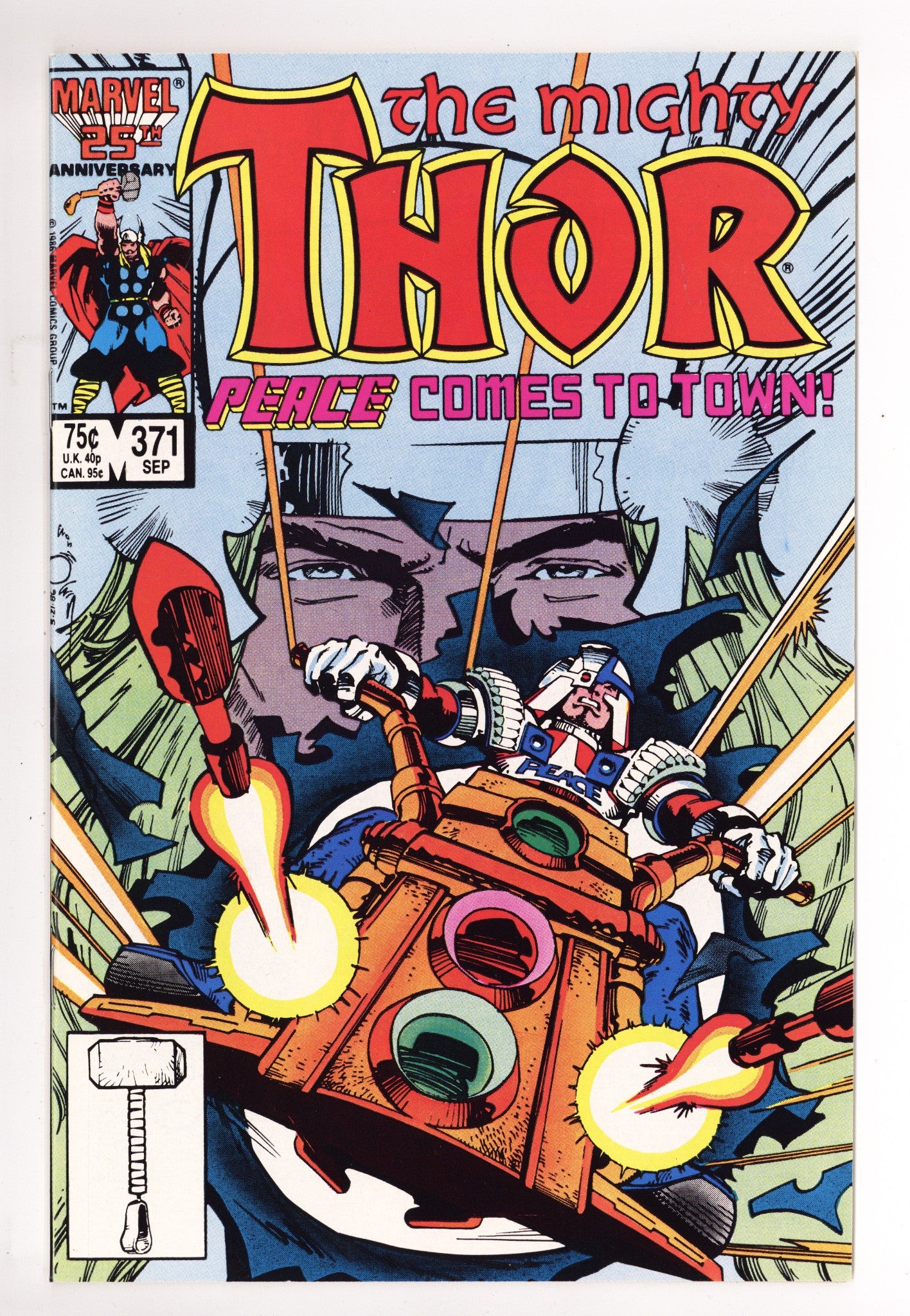 Thor Vol 1 371 High Grade (1986) 