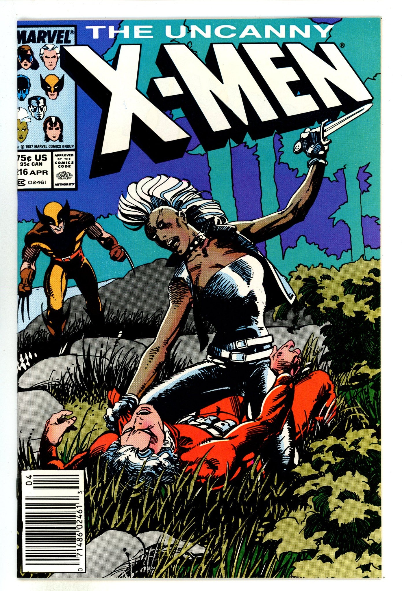The Uncanny X-Men Vol 1 216 NM- (9.2) (1987) Newsstand 