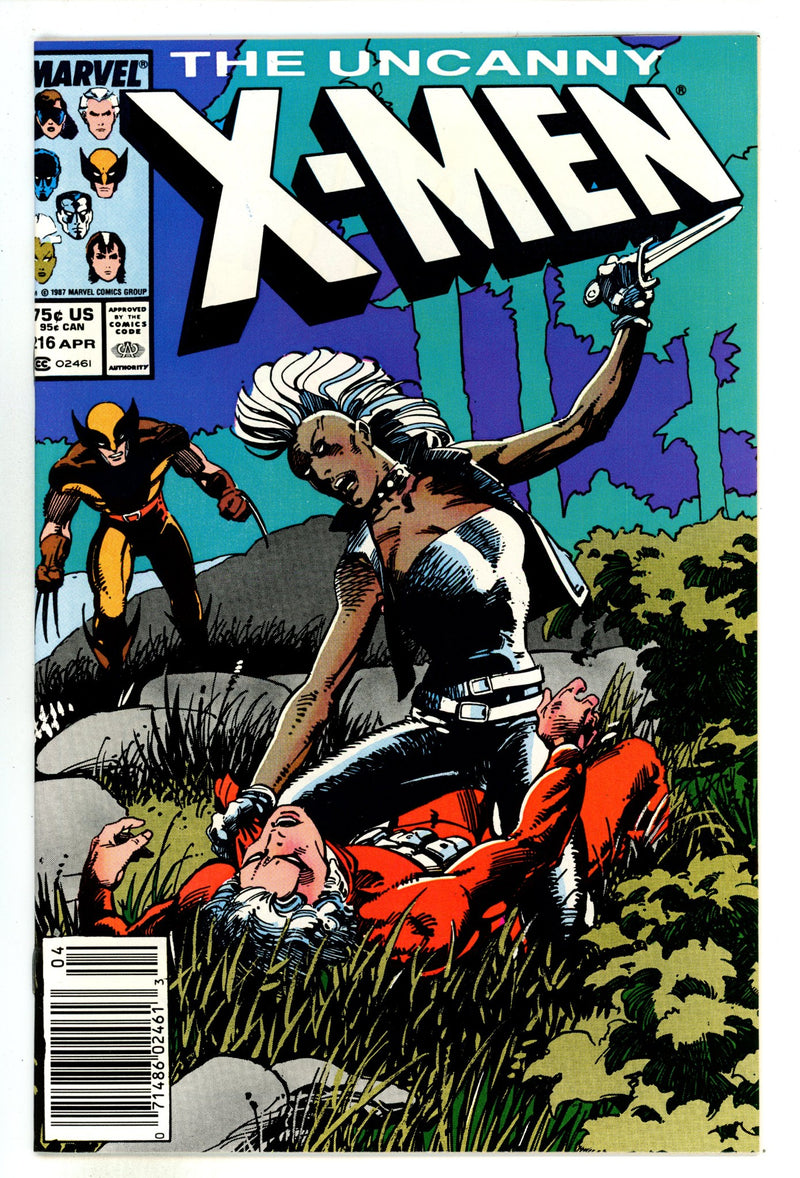 The Uncanny X-Men Vol 1 216 NM- (9.2) (1987) Newsstand 
