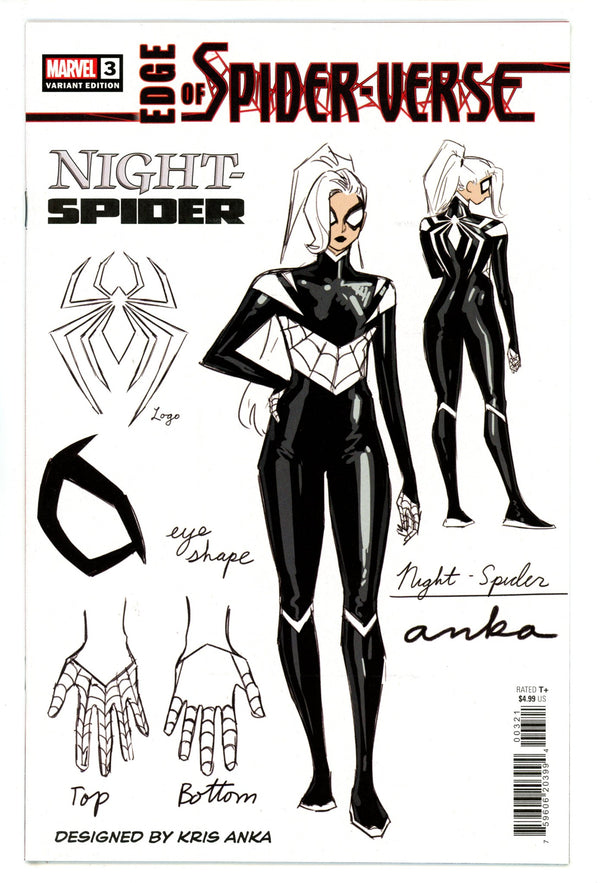 Edge of Spider-Verse Vol 2 3 High Grade (2022) Anka Design Variant