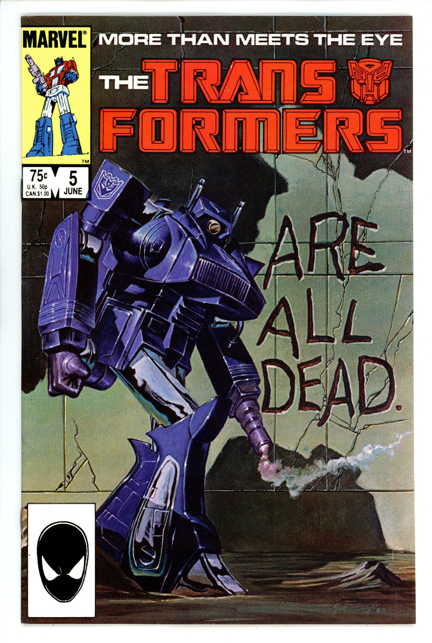 The Transformers 5 VF/NM (9.0) (1985) 