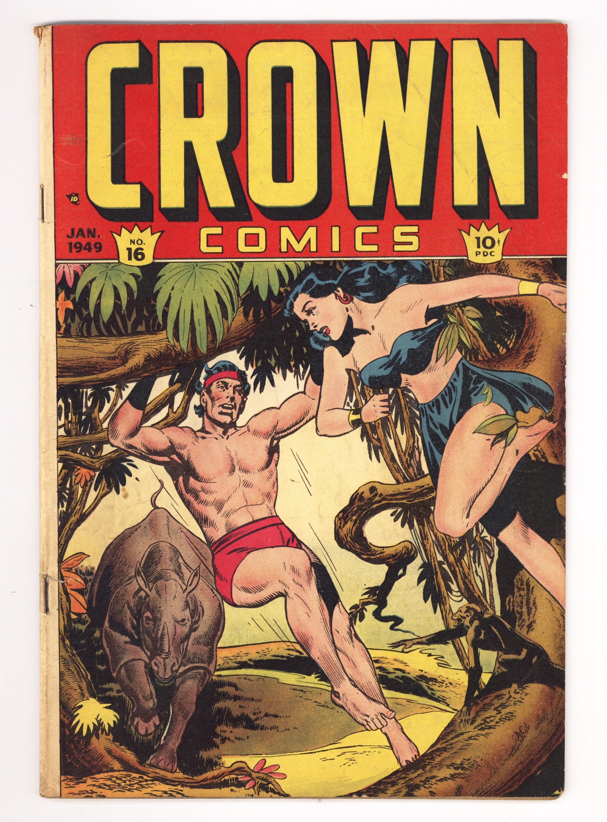 Crown Comics   16  VG+ (4.5)   (1949)        