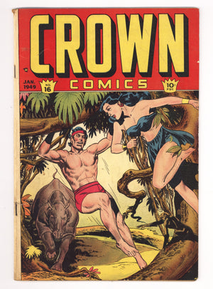Crown Comics   16  VG+ (4.5)   (1949)
