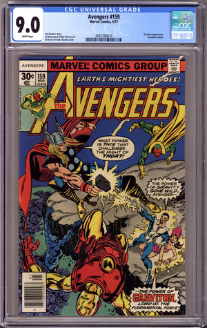 The Avengers Vol 1 159 CGC 9.0 (VF/NM) (1977)