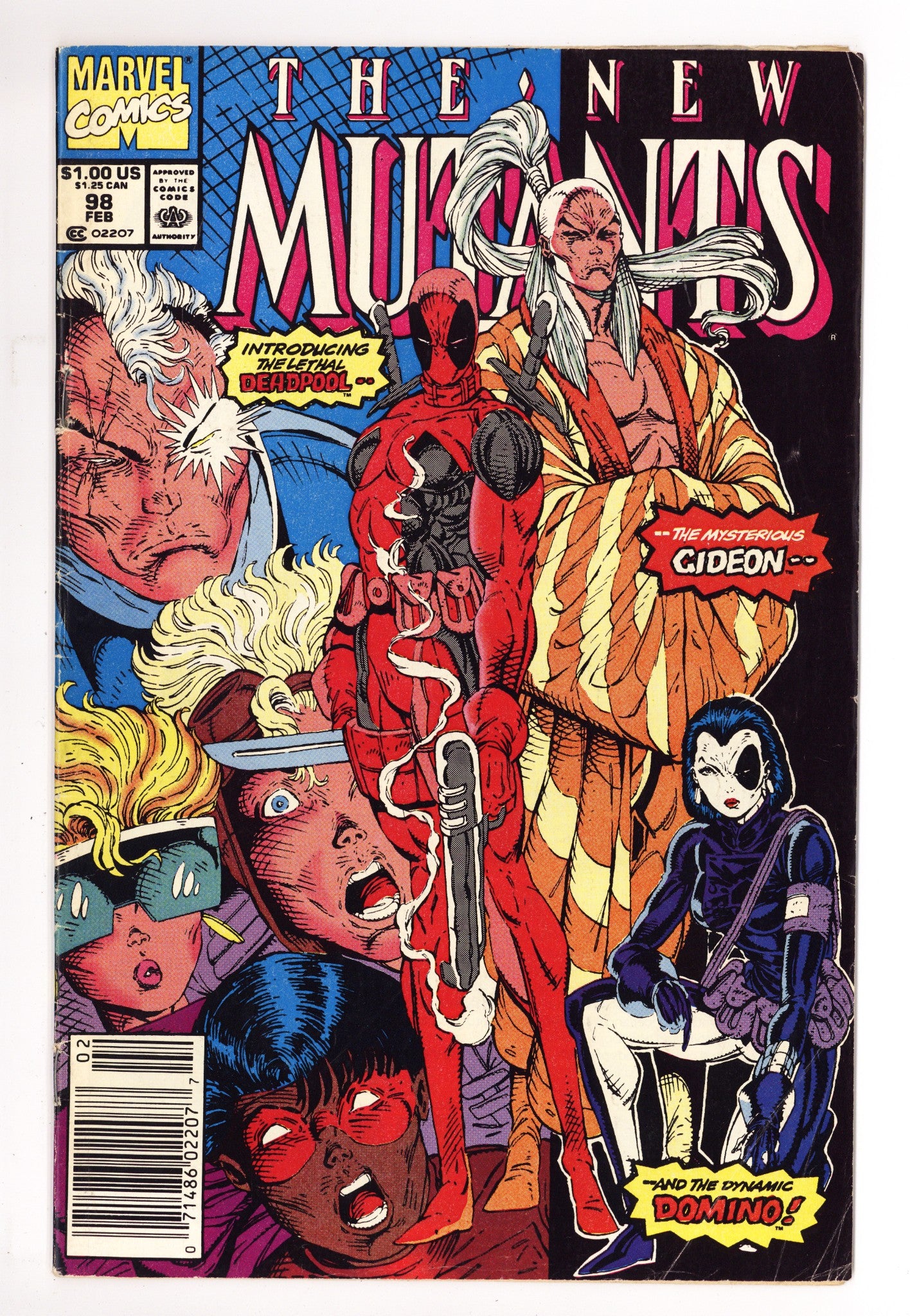 The New Mutants Vol 1 98 VG (4.0) (1991) Newsstand 