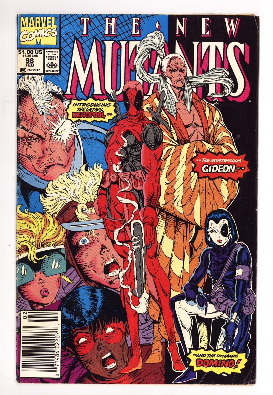 The New Mutants Vol 1 98 VG (4.0) (1991) Newsstand 