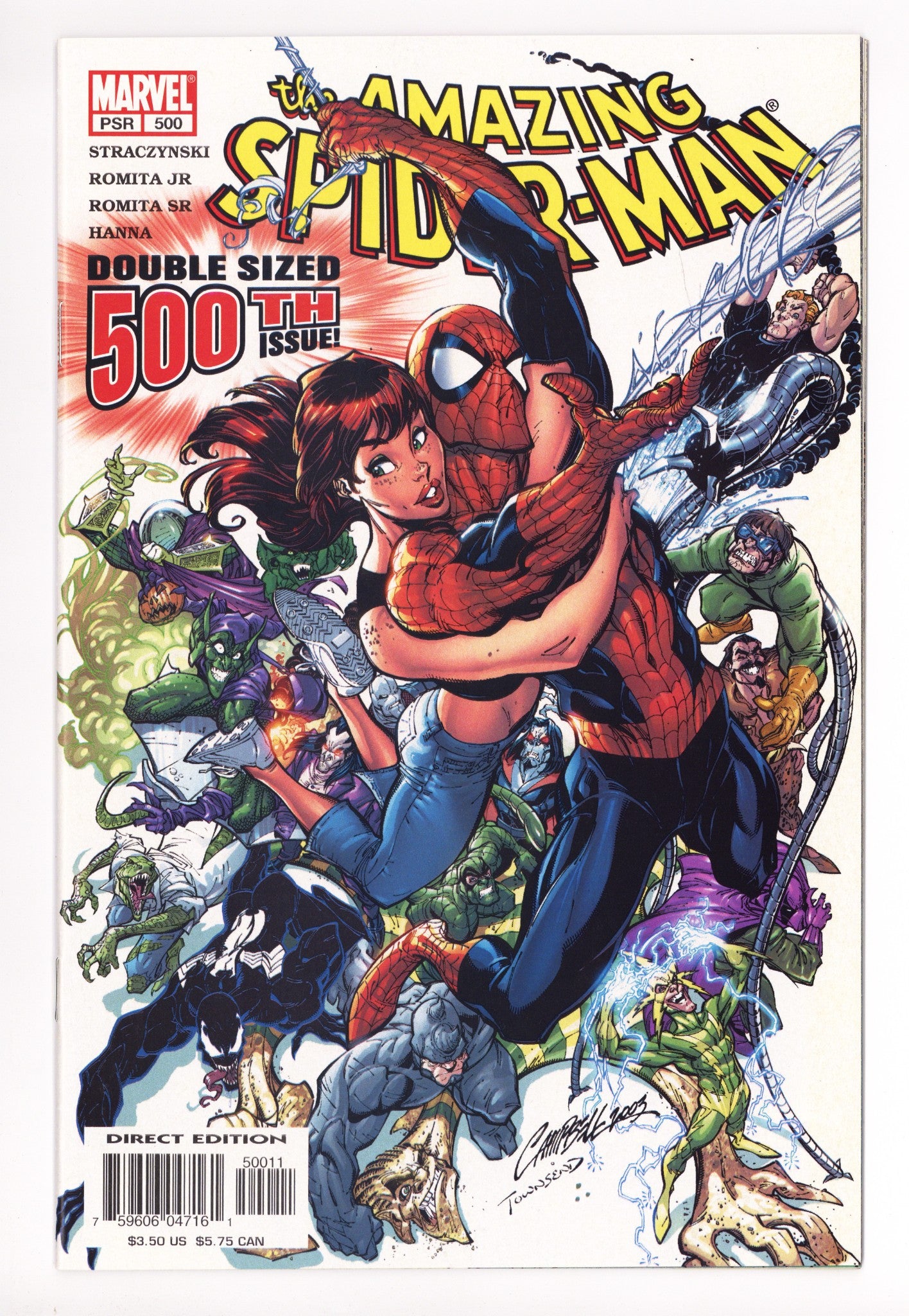The Amazing Spider-Man Vol 2 500  NM- (9.2)   (2003)        