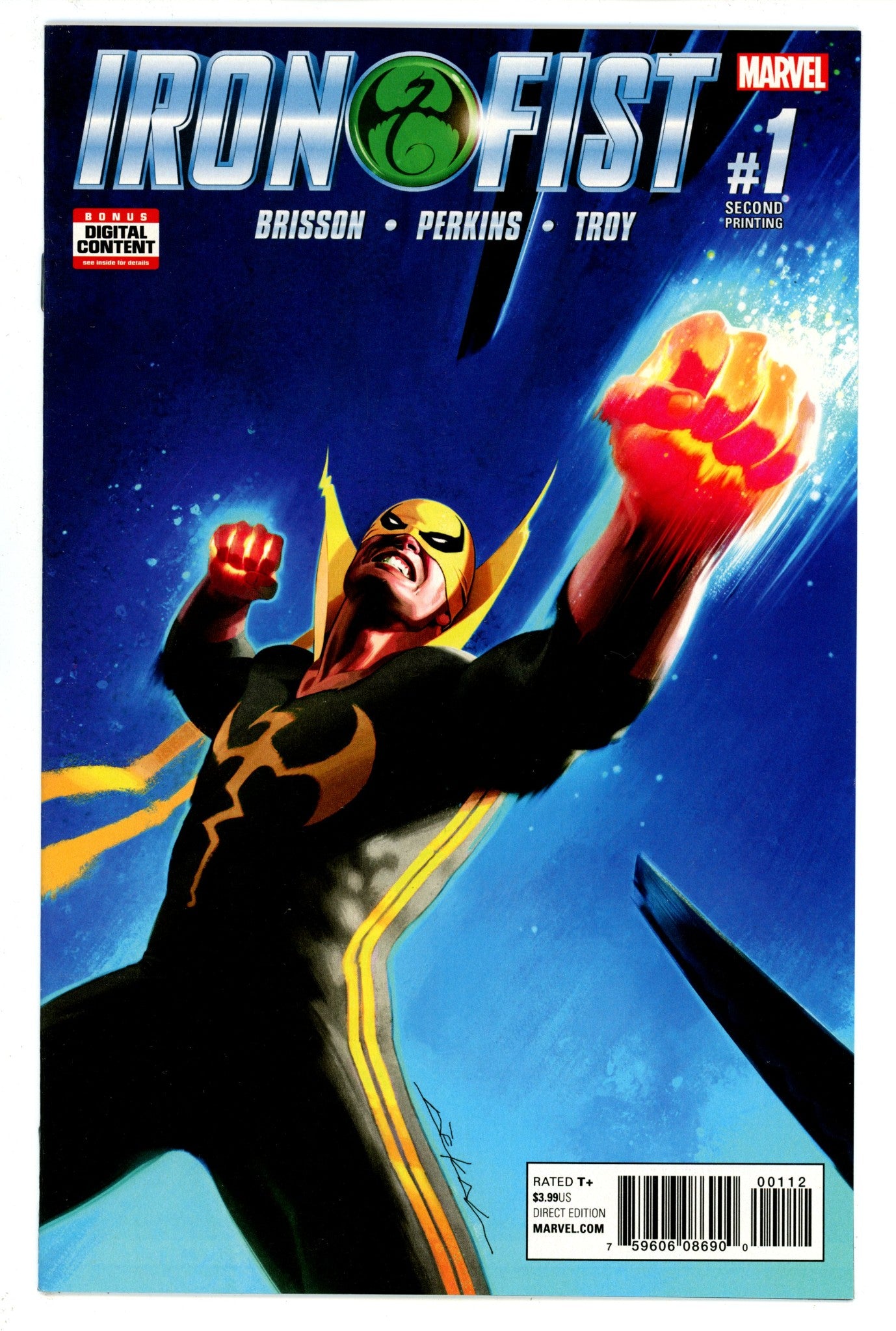 Iron Fist Vol 5 1 High Grade (2017) 2nd Print 