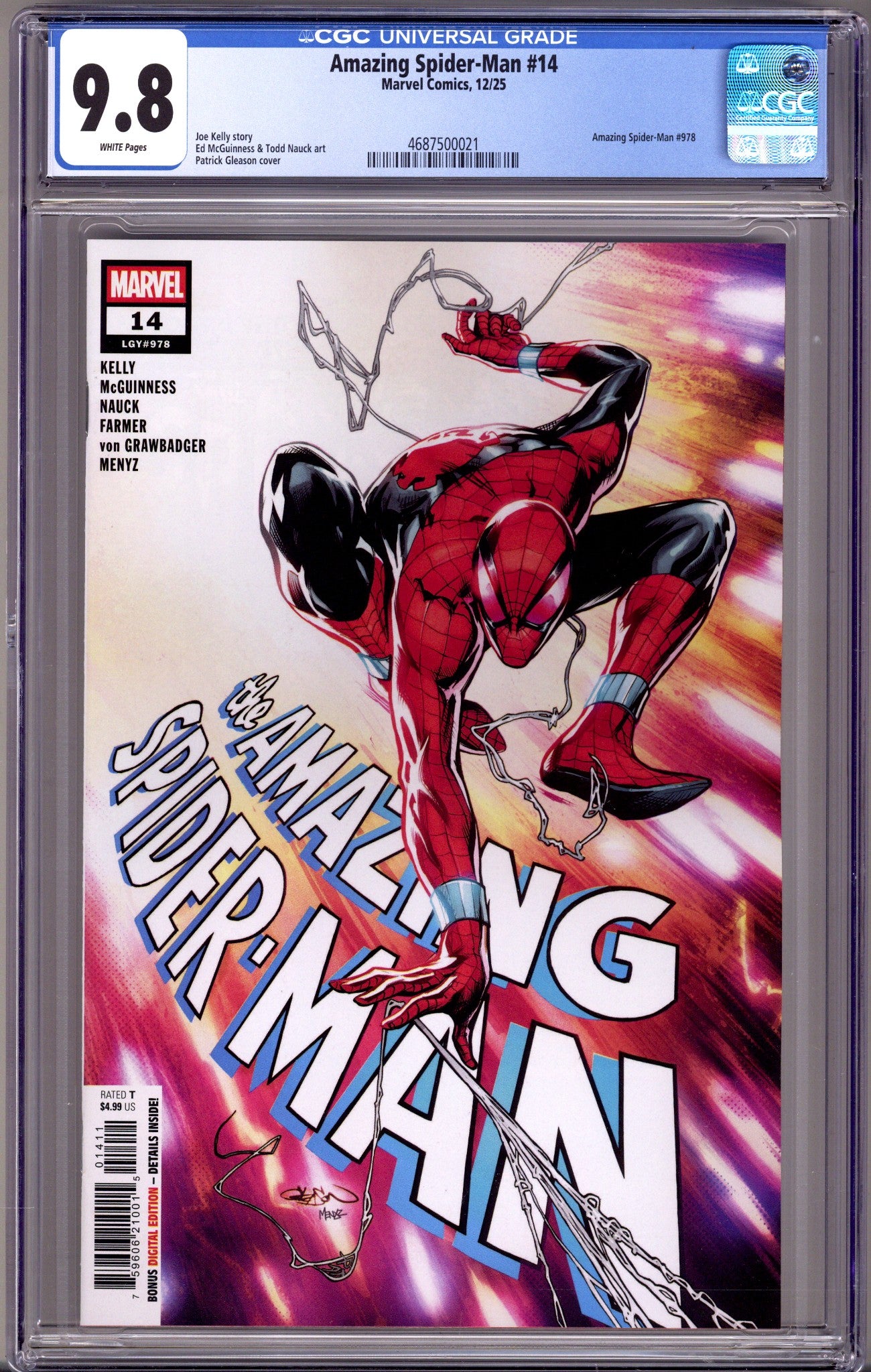 Amazing Spider-Man Vol 7 14 CGC 9.8 (NM/M) (2025) 