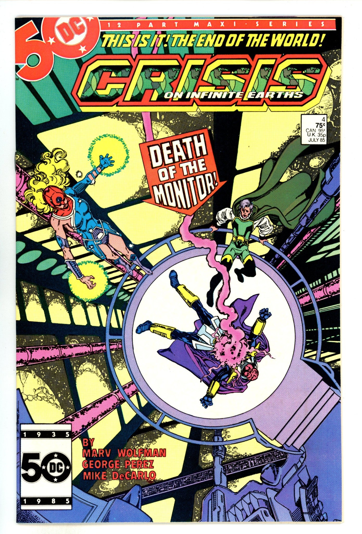 Crisis on Infinite Earths  4  NM- (9.2)  (1985)  