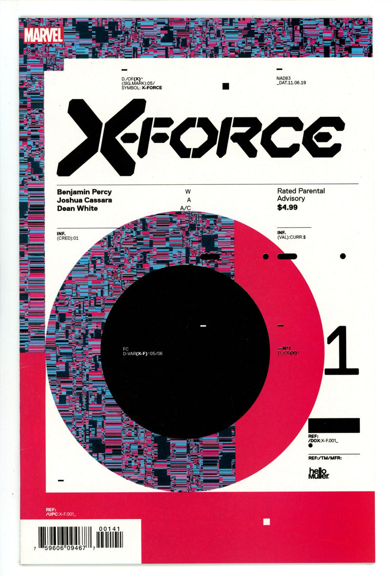 X-Force Vol 6 1 Mid Grade (2020) Muller Design Incentive Variant 