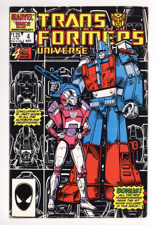 The Transformers Universe 4 Low Grade (1987)